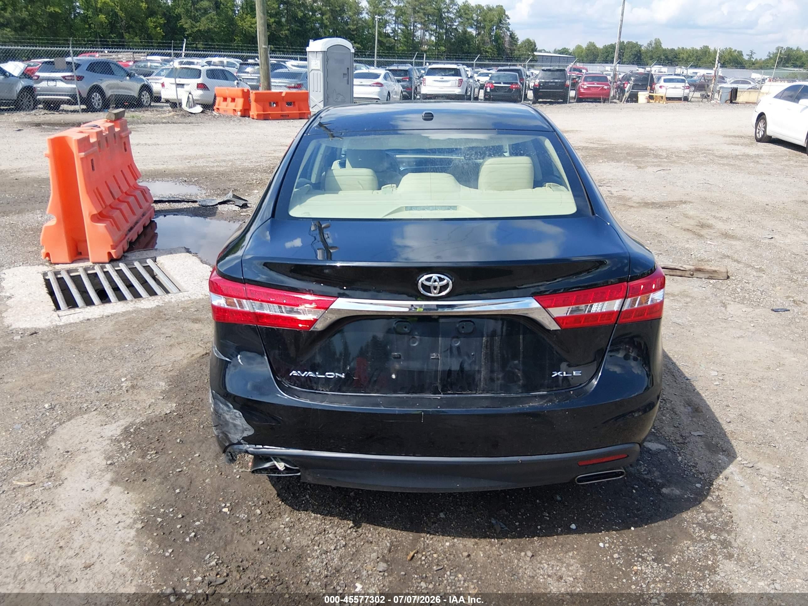 2013 Toyota Avalon Xle Touring Black vin: 4T1BK1EB2DU020215