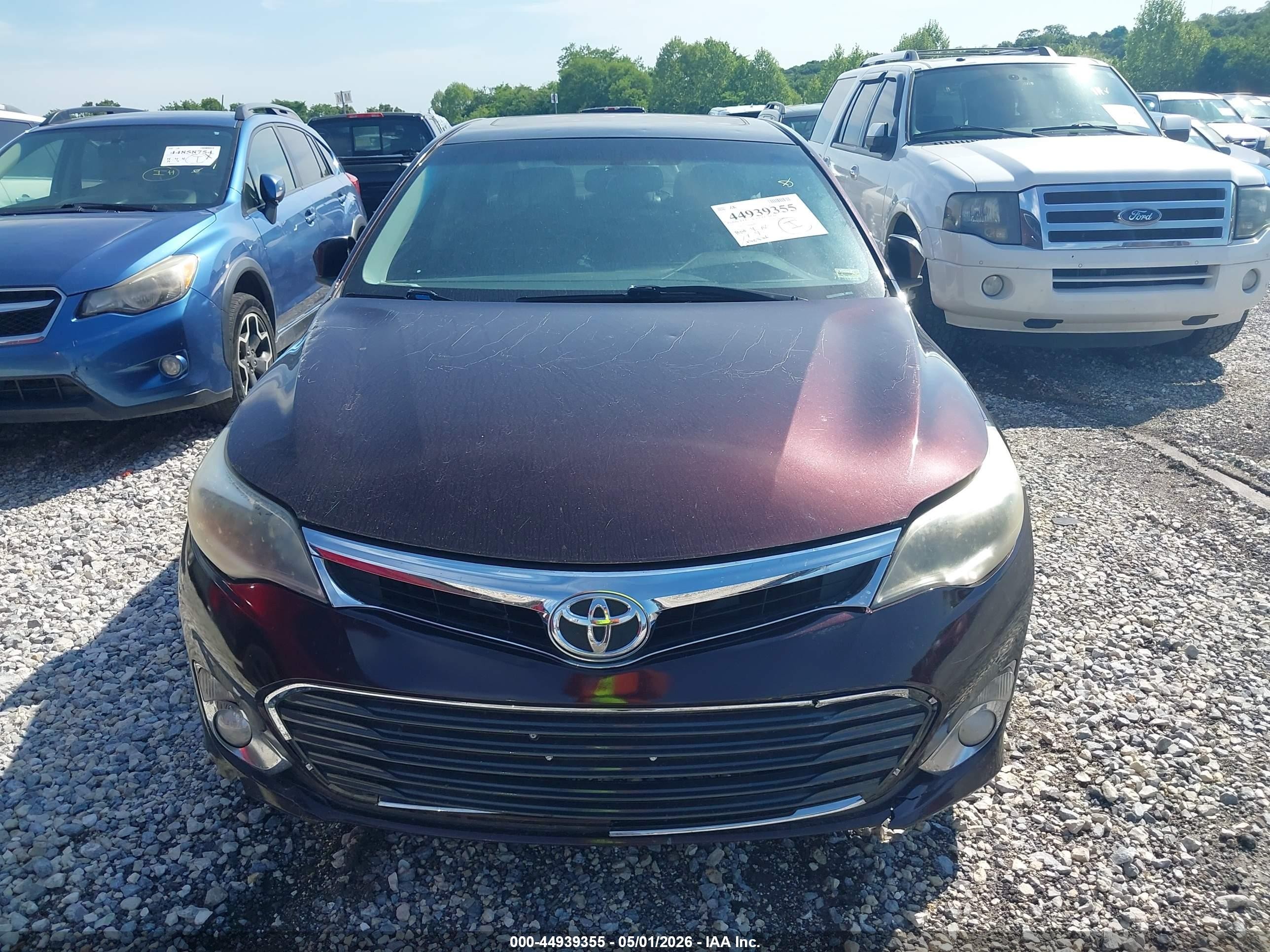 2013 Toyota Avalon Xle Touring Maroon vin: 4T1BK1EB2DU022482