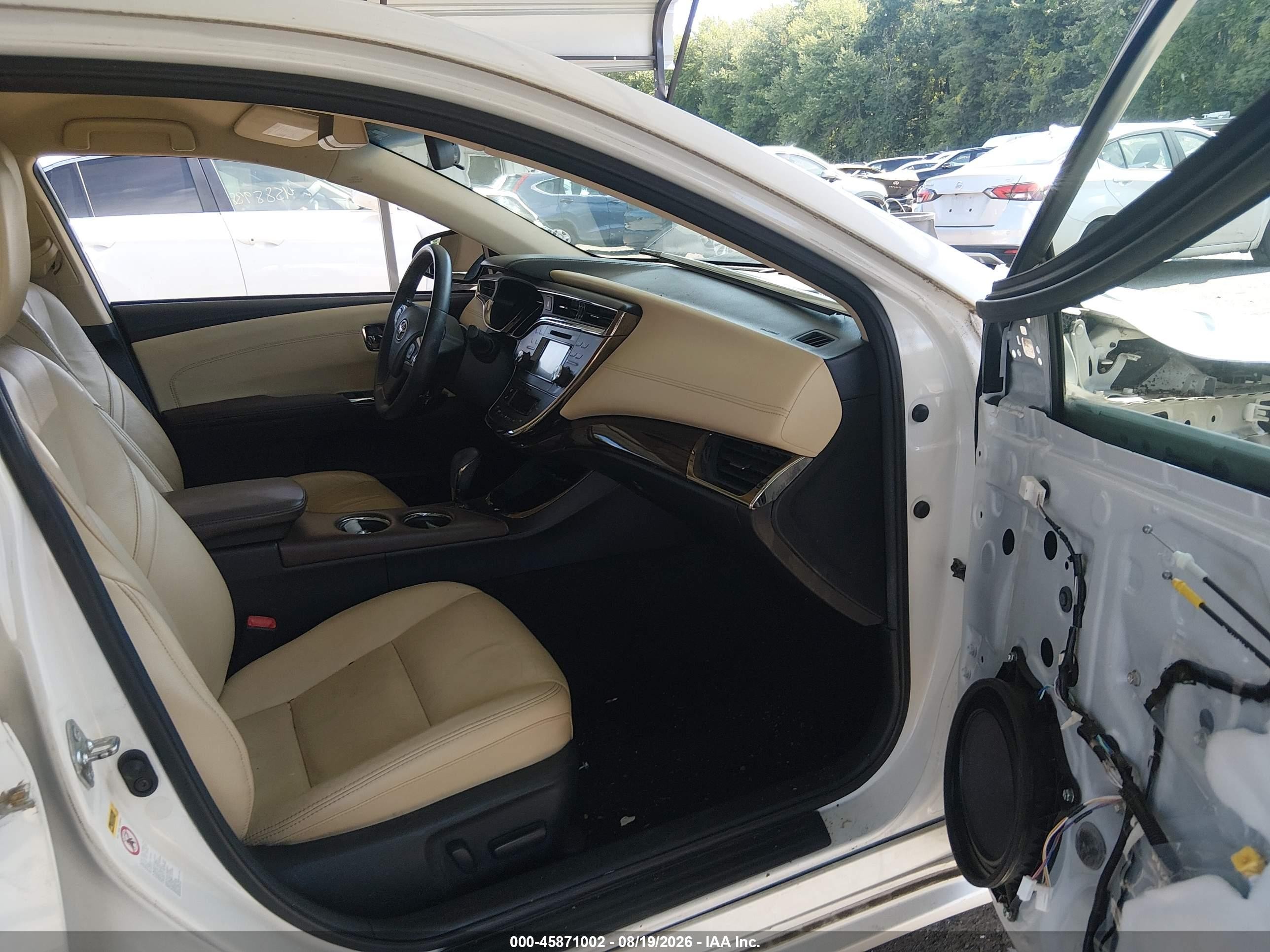 2013 Toyota Avalon Xle White vin: 4T1BK1EB2DU031585