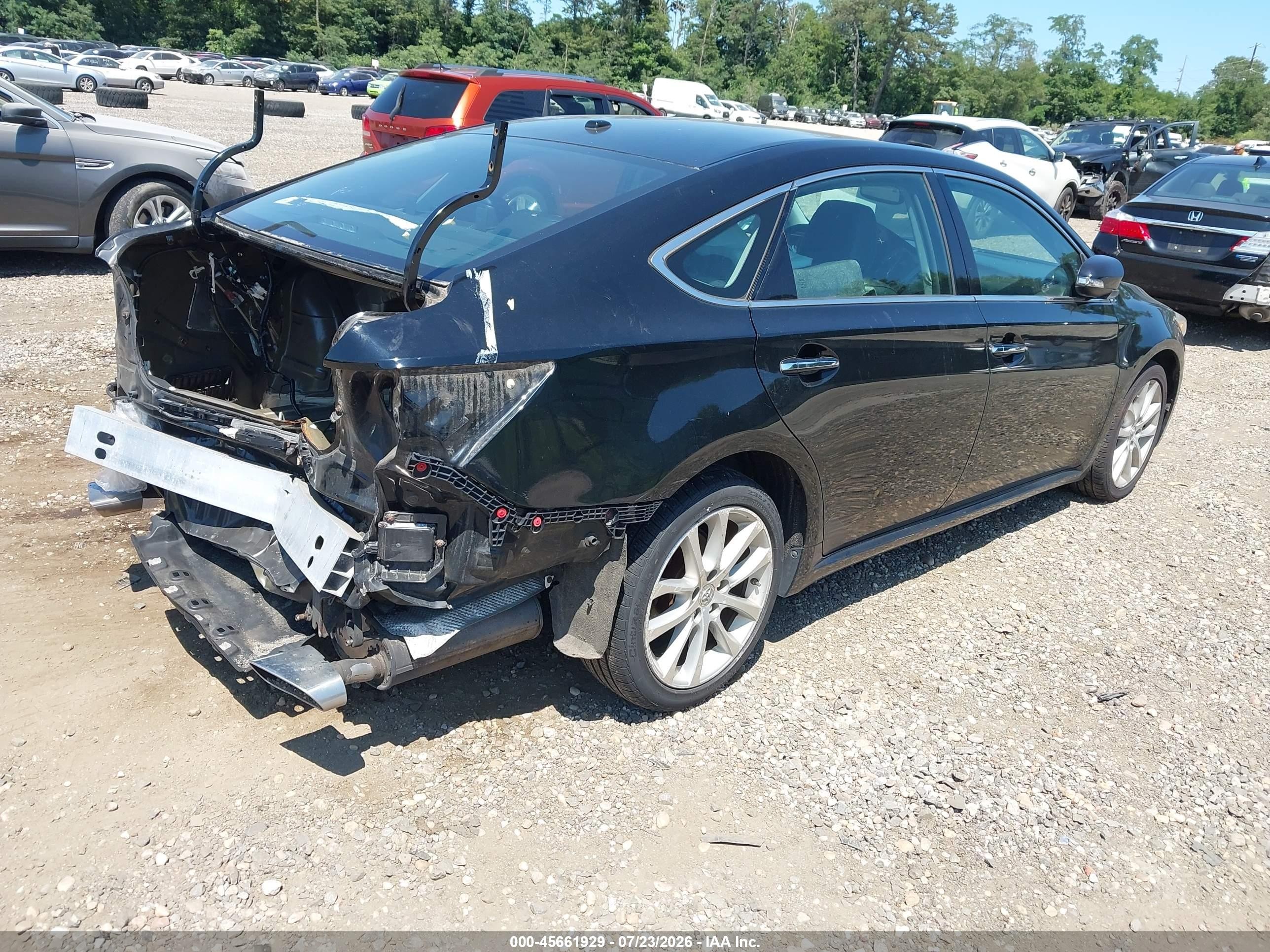 2013 Toyota Avalon Xle Touring Black vin: 4T1BK1EB2DU041128