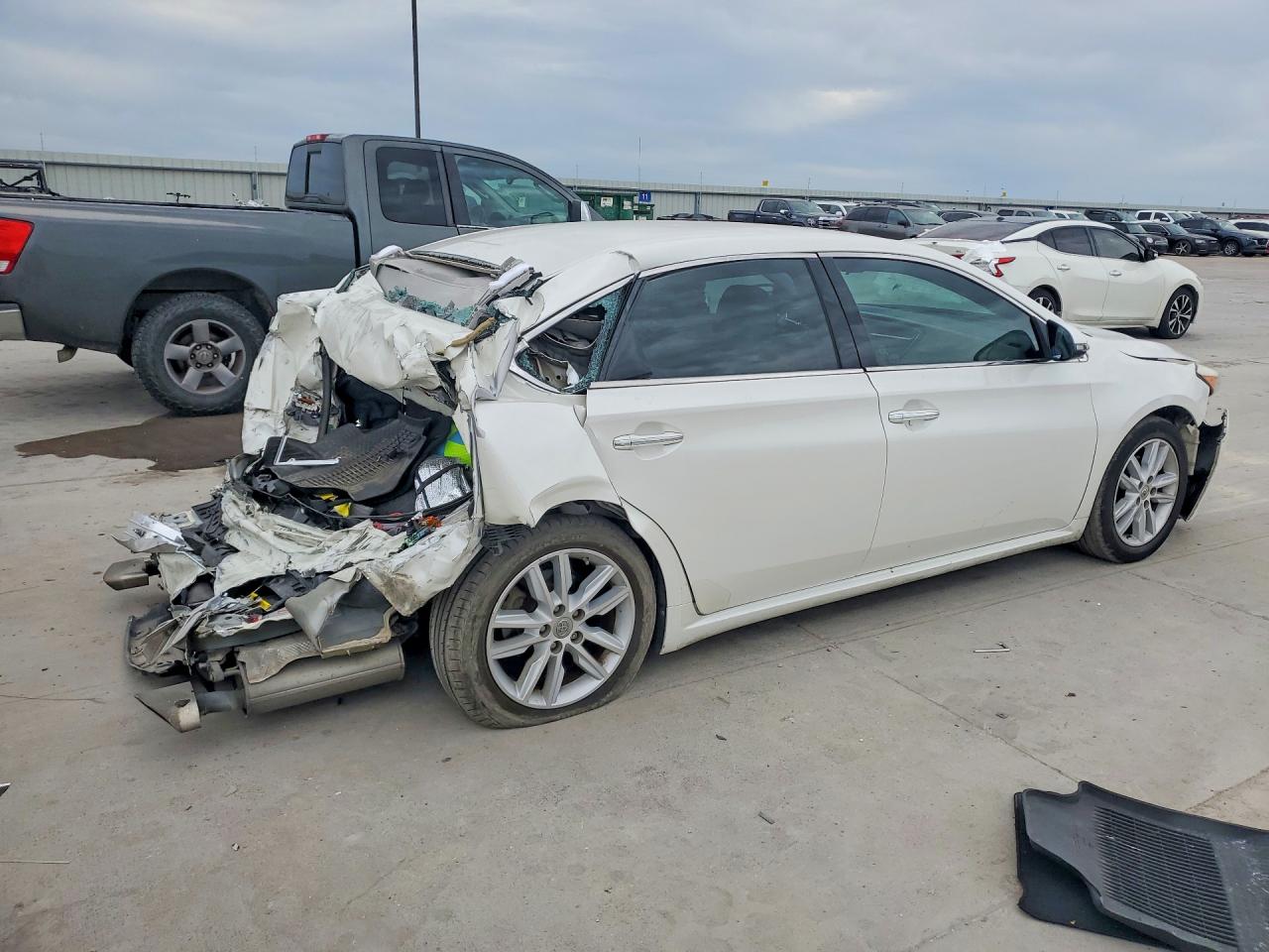 2013 Toyota Avalon Xle White vin: 4T1BK1EB2DU053344