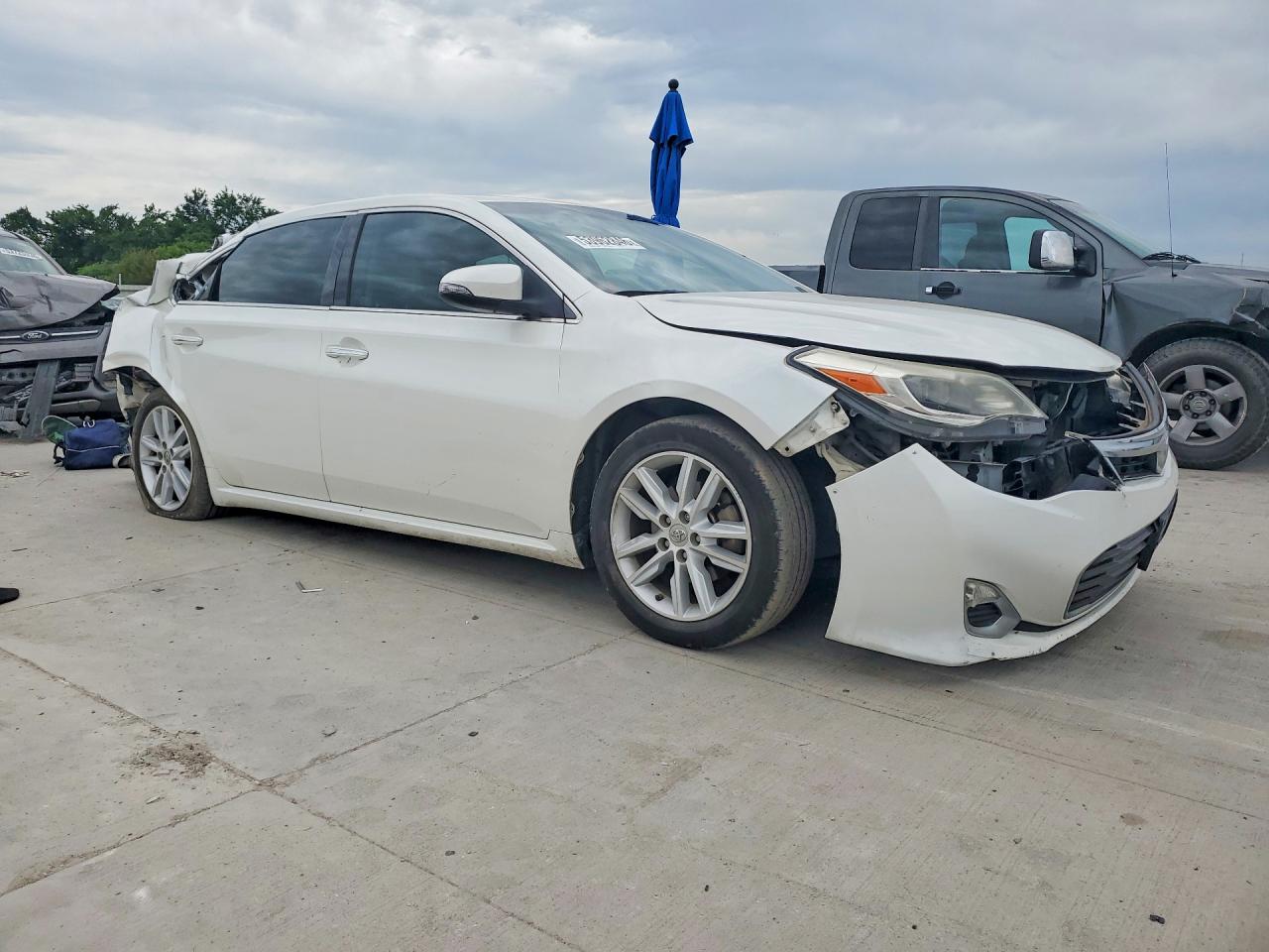 2013 Toyota Avalon Xle White vin: 4T1BK1EB2DU053344