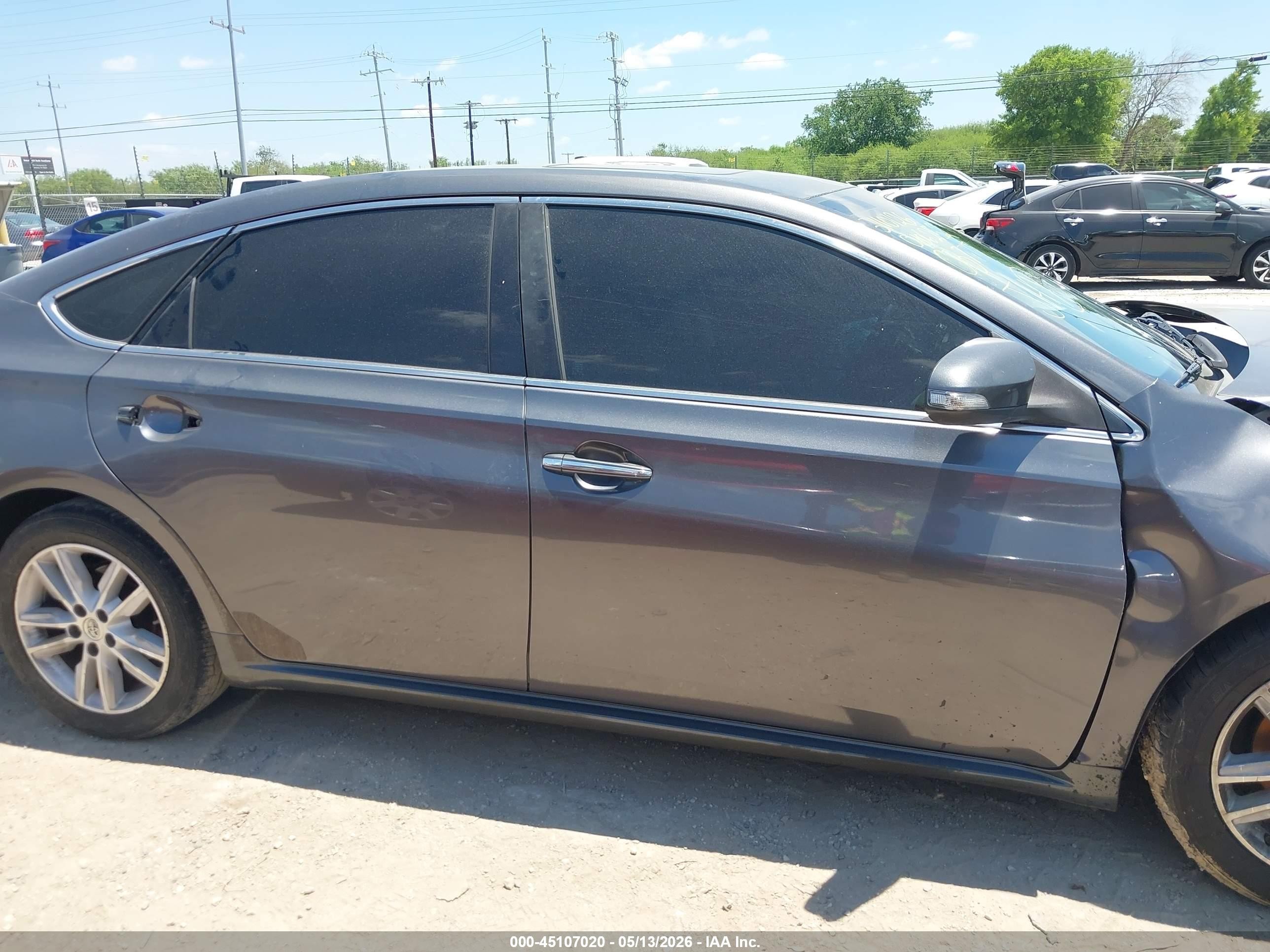 2013 Toyota Avalon Xle Premium Серый vin: 4T1BK1EB2DU057717