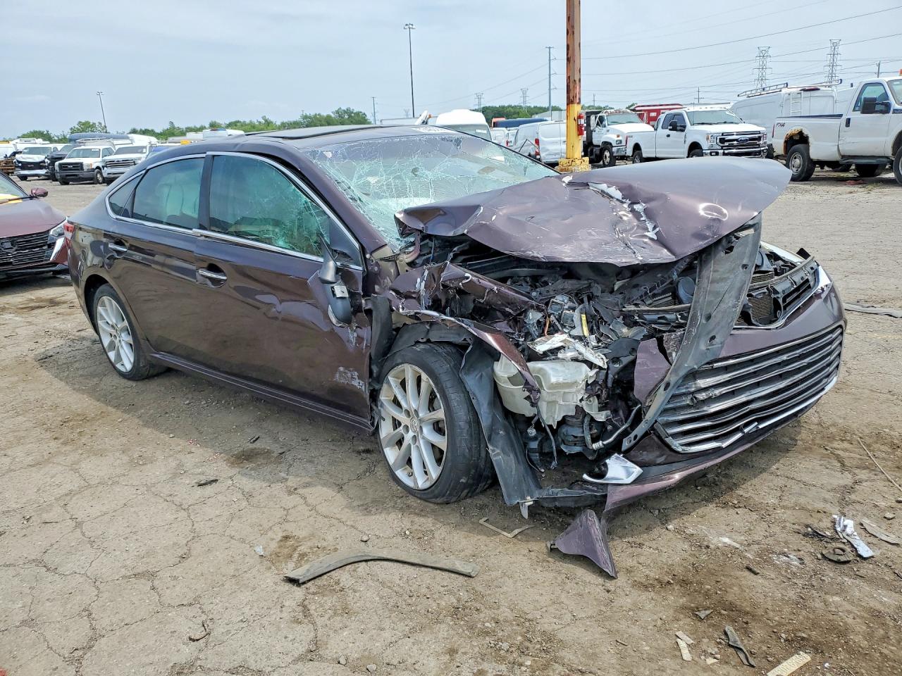 2013 Toyota Avalon Limited Burgundy vin: 4T1BK1EB2DU060634