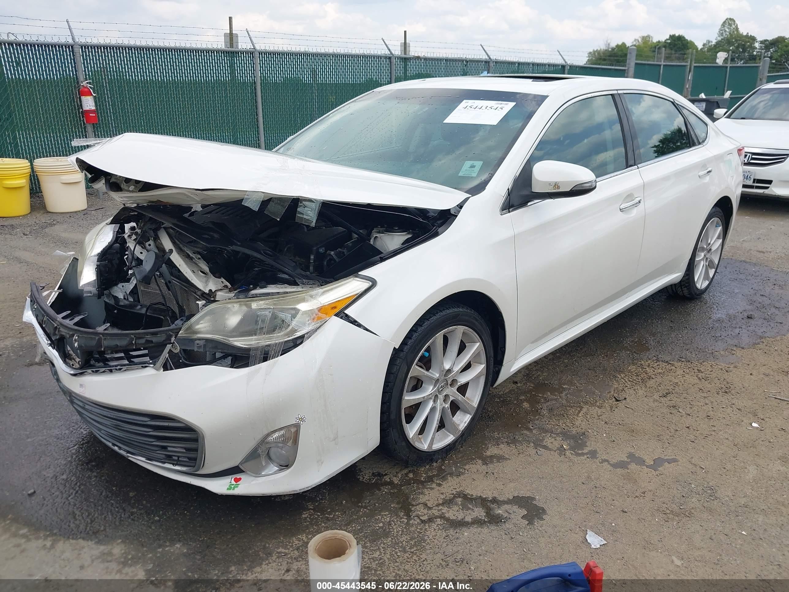 2013 Toyota Avalon Xle Touring White vin: 4T1BK1EB2DU071083