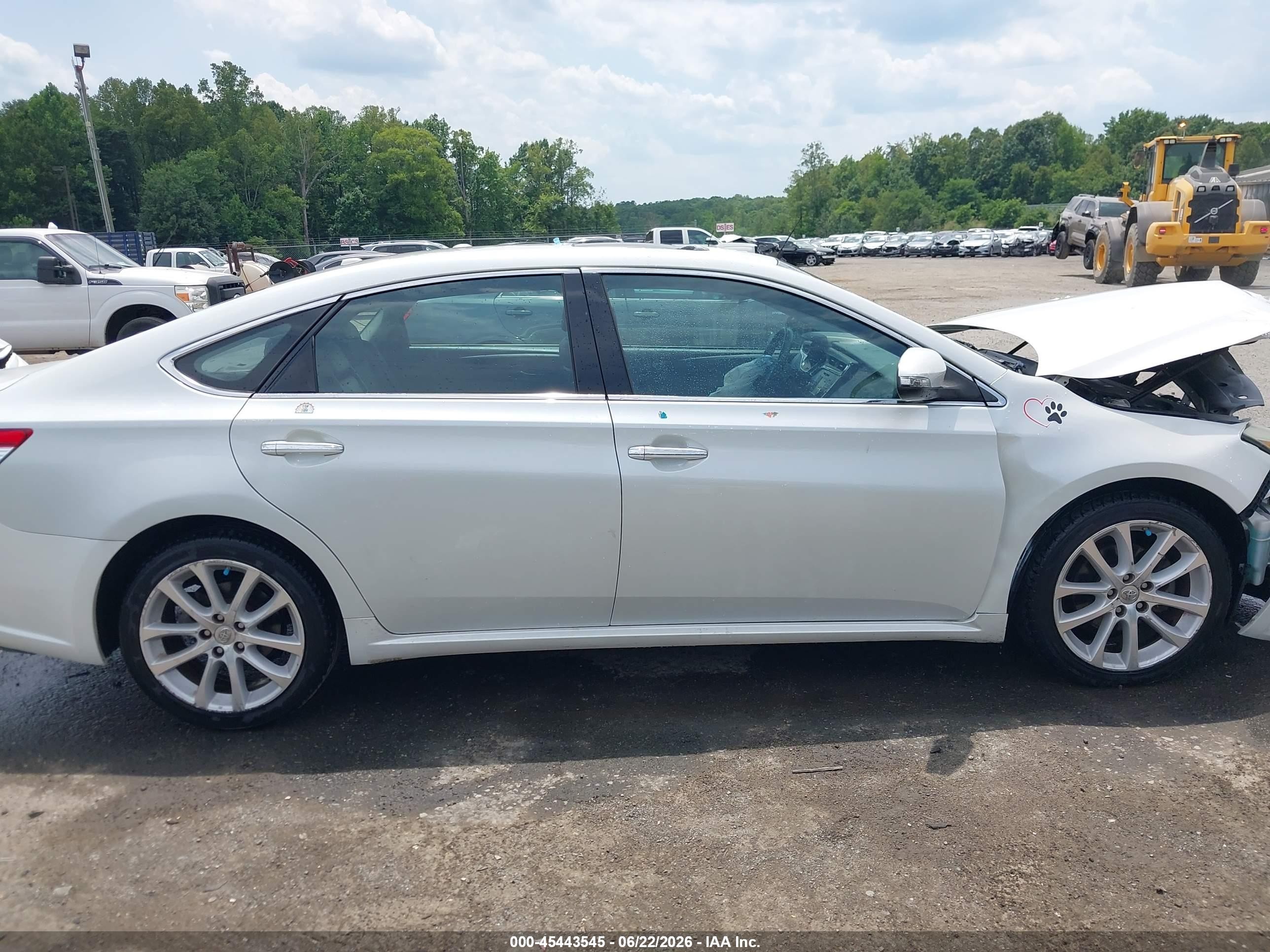2013 Toyota Avalon Xle Touring White vin: 4T1BK1EB2DU071083