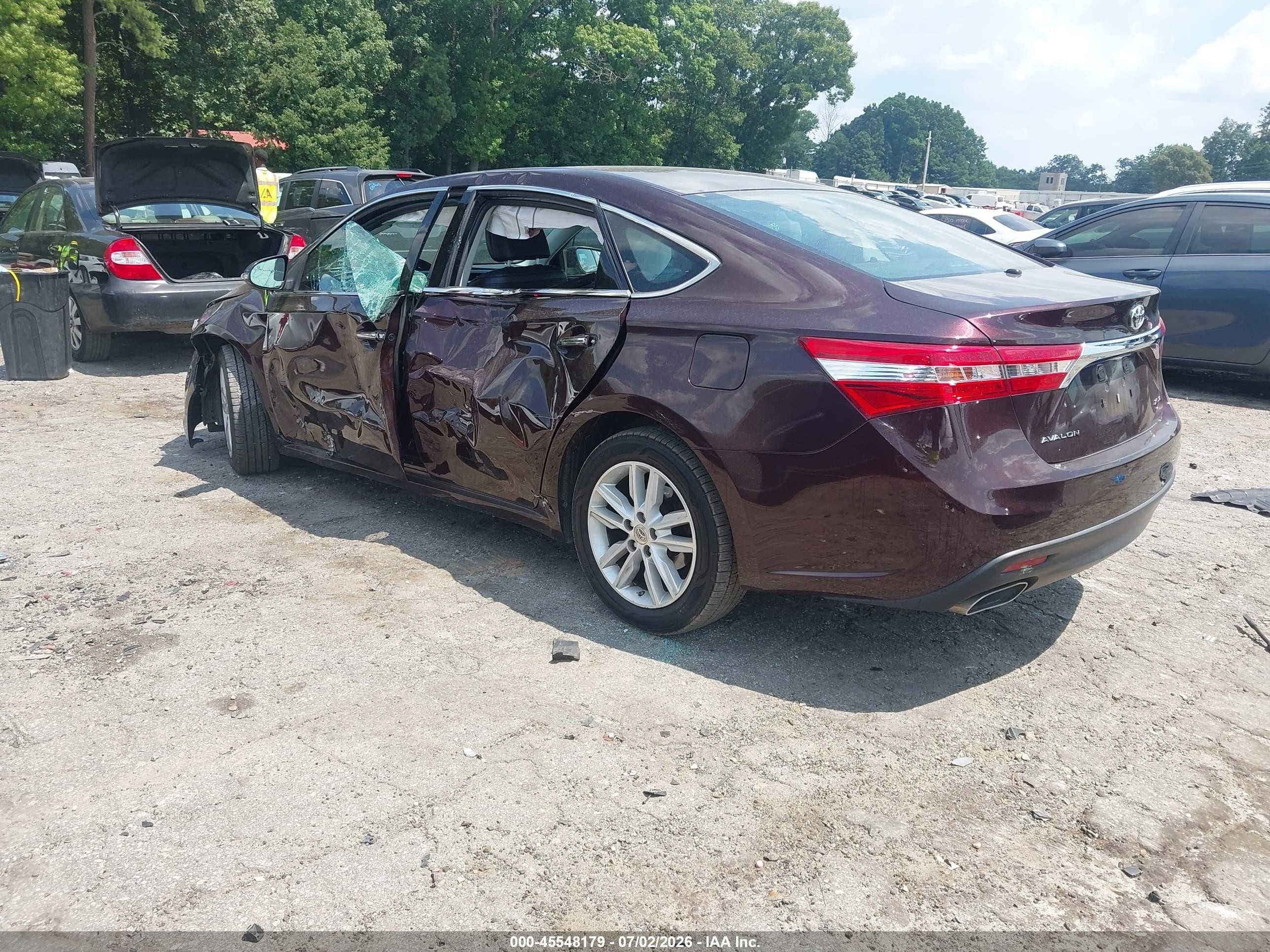 2013 Toyota Avalon Xle Burgundy vin: 4T1BK1EB2DU073819