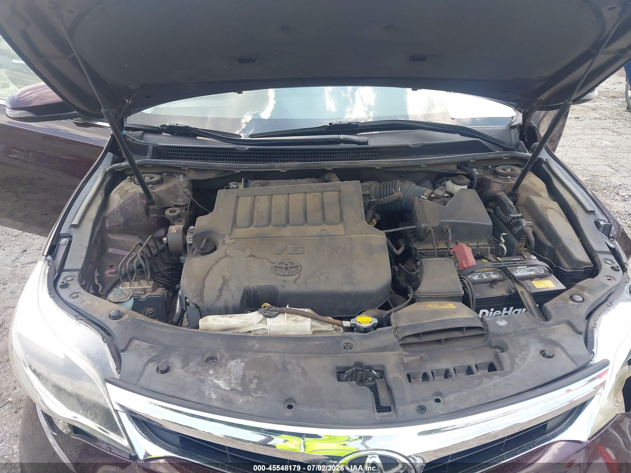 2013 Toyota Avalon Xle Burgundy vin: 4T1BK1EB2DU073819