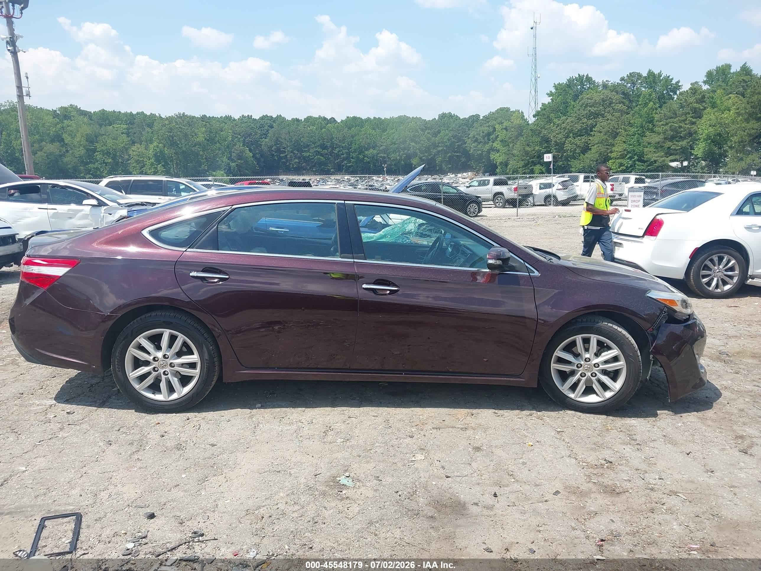 2013 Toyota Avalon Xle Burgundy vin: 4T1BK1EB2DU073819