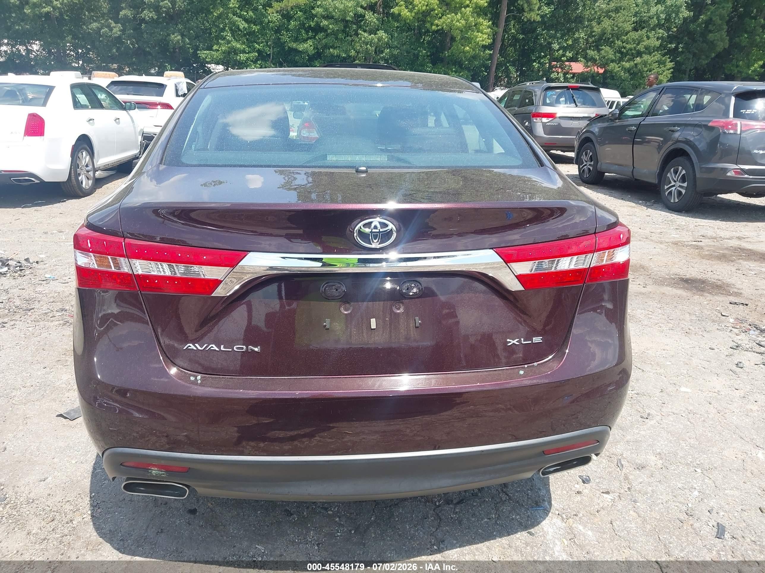 2013 Toyota Avalon Xle Burgundy vin: 4T1BK1EB2DU073819
