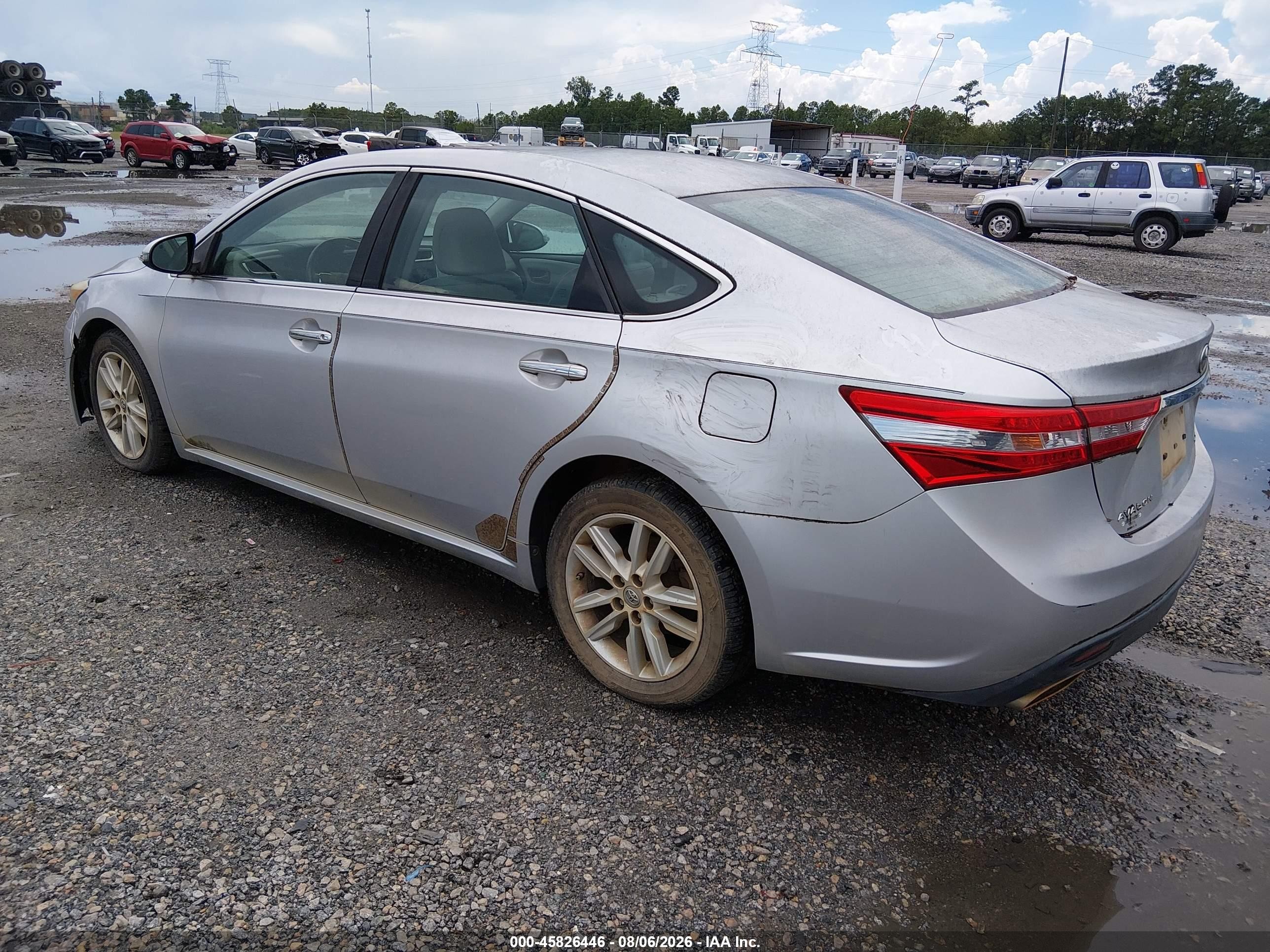 2013 Toyota Avalon Xle Серебряный vin: 4T1BK1EB2DU073884