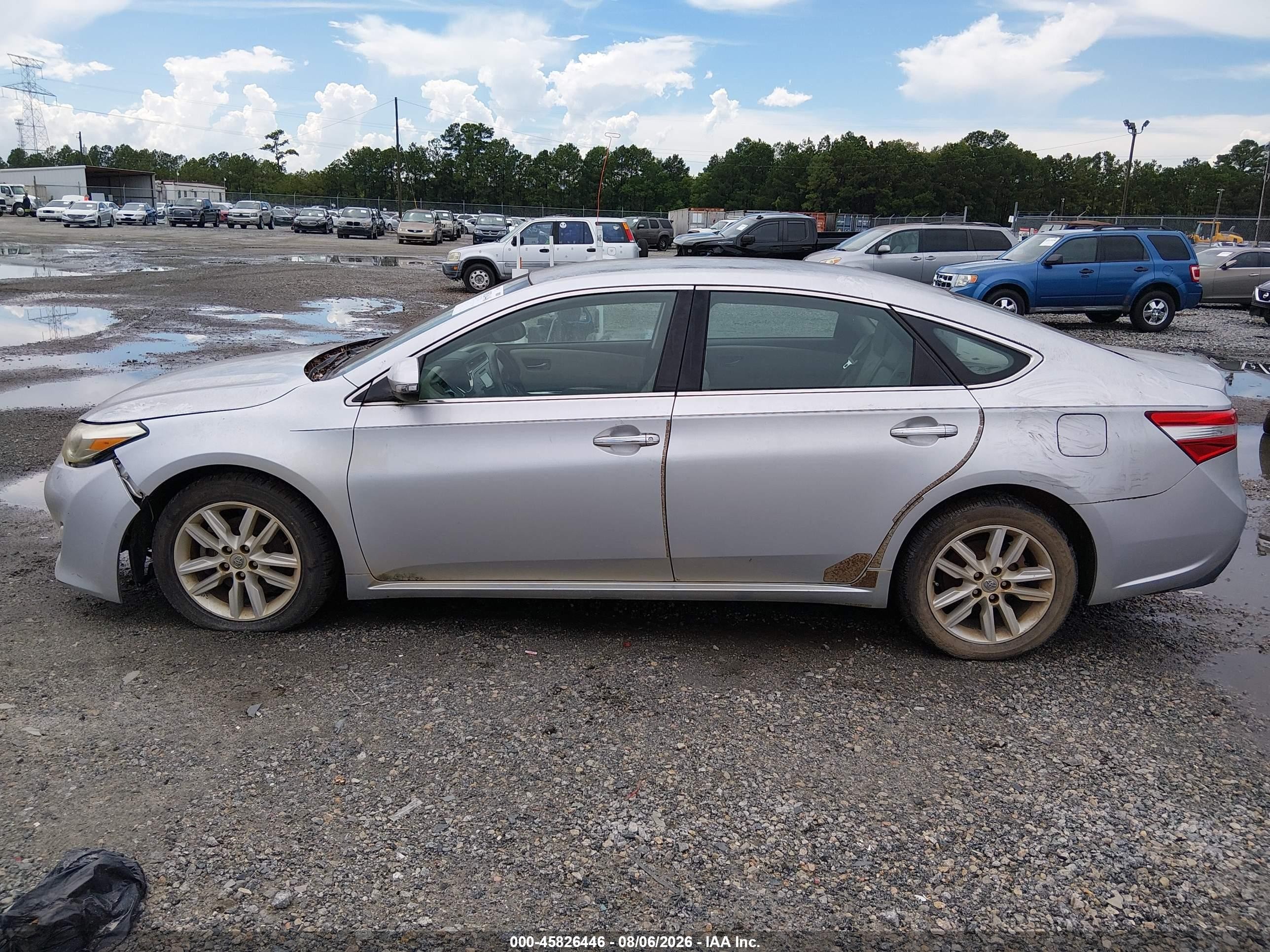 2013 Toyota Avalon Xle Серебряный vin: 4T1BK1EB2DU073884