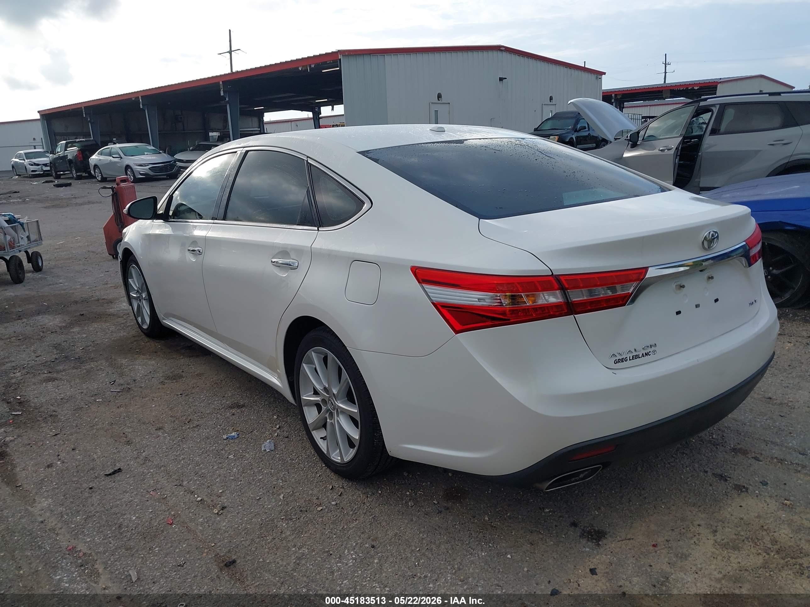 2013 Toyota Avalon Xle Touring White vin: 4T1BK1EB2DU074713