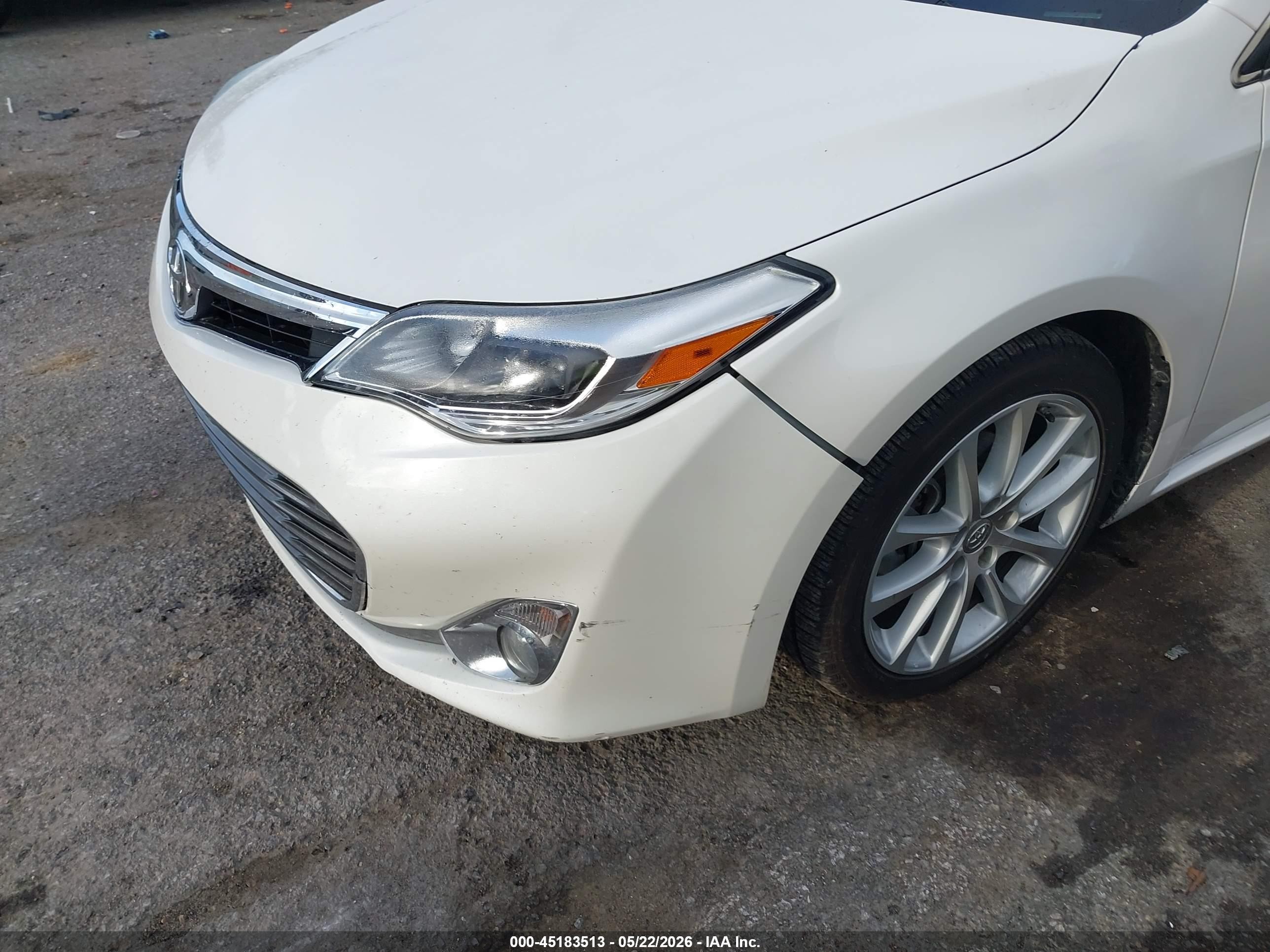 2013 Toyota Avalon Xle Touring White vin: 4T1BK1EB2DU074713