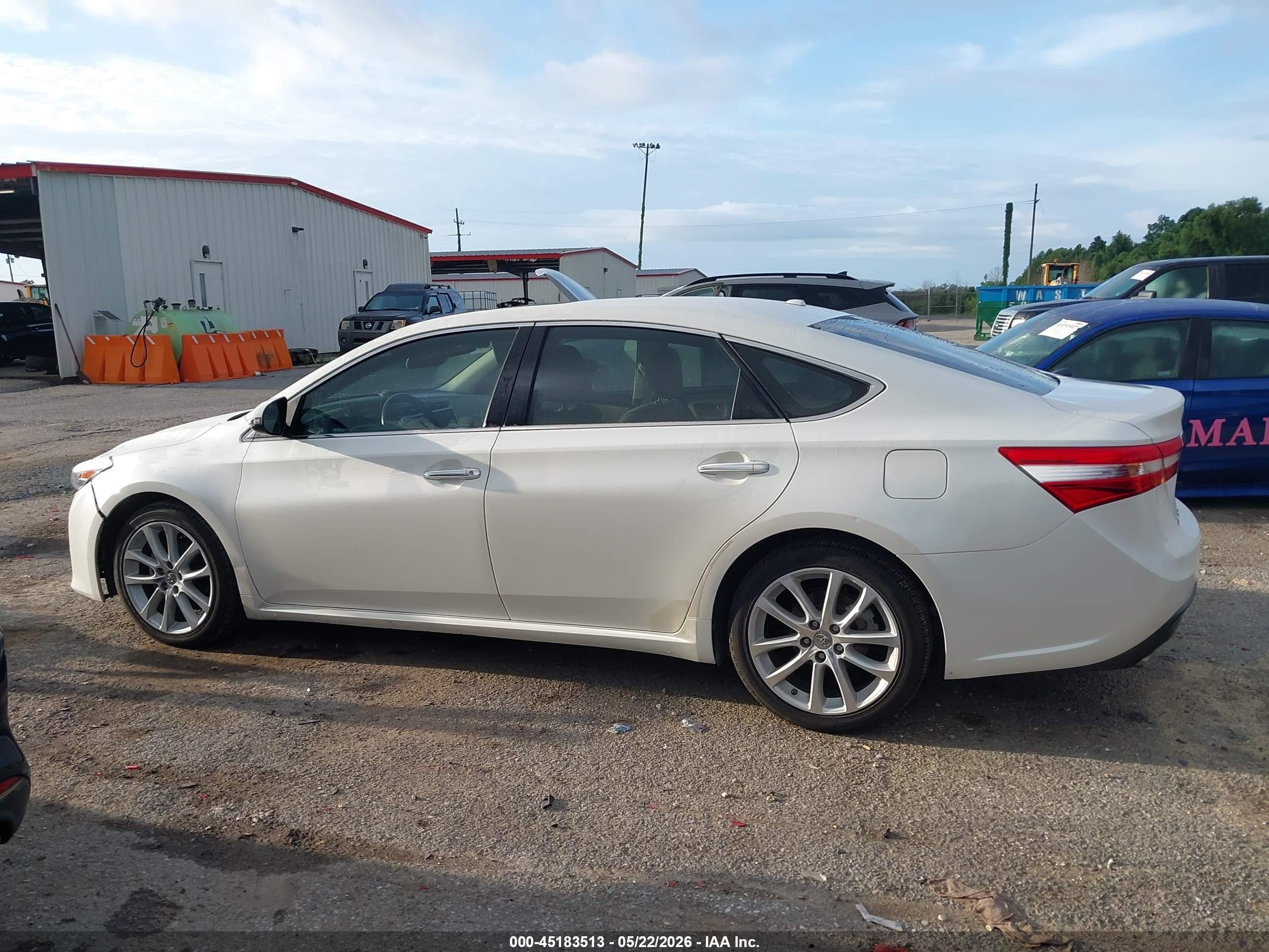 2013 Toyota Avalon Xle Touring White vin: 4T1BK1EB2DU074713