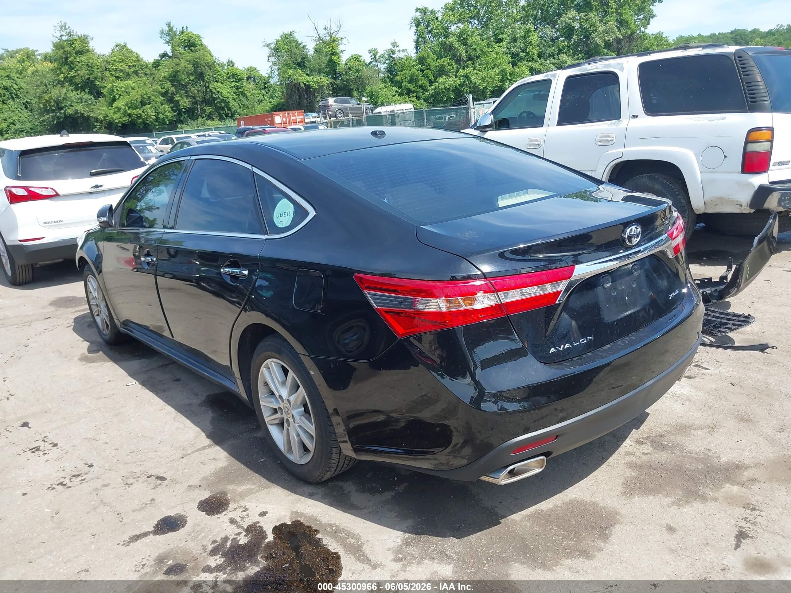 2014 Toyota Avalon Xle Premium Black vin: 4T1BK1EB2EU079587