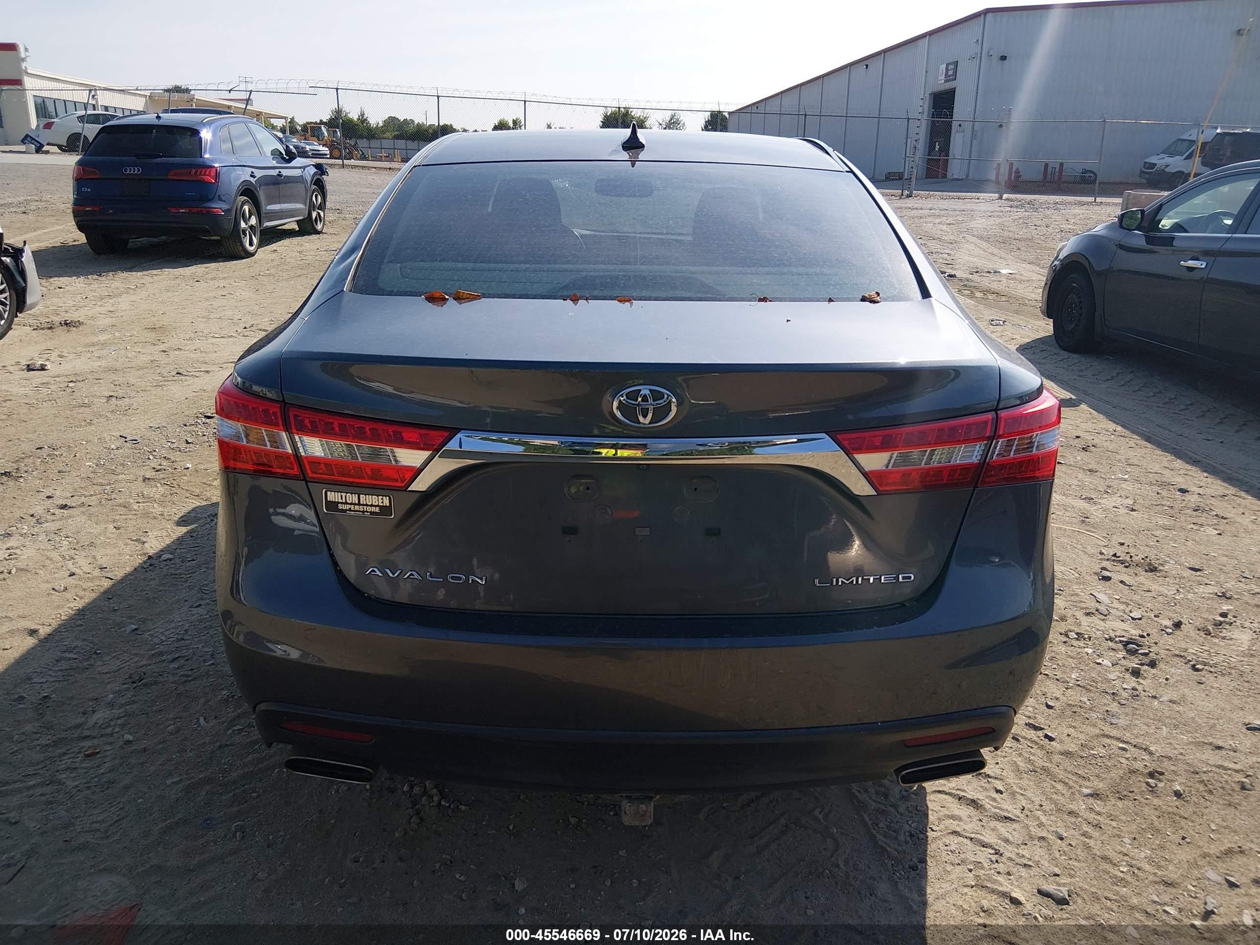 2014 Toyota Avalon Limited Gray vin: 4T1BK1EB2EU105637