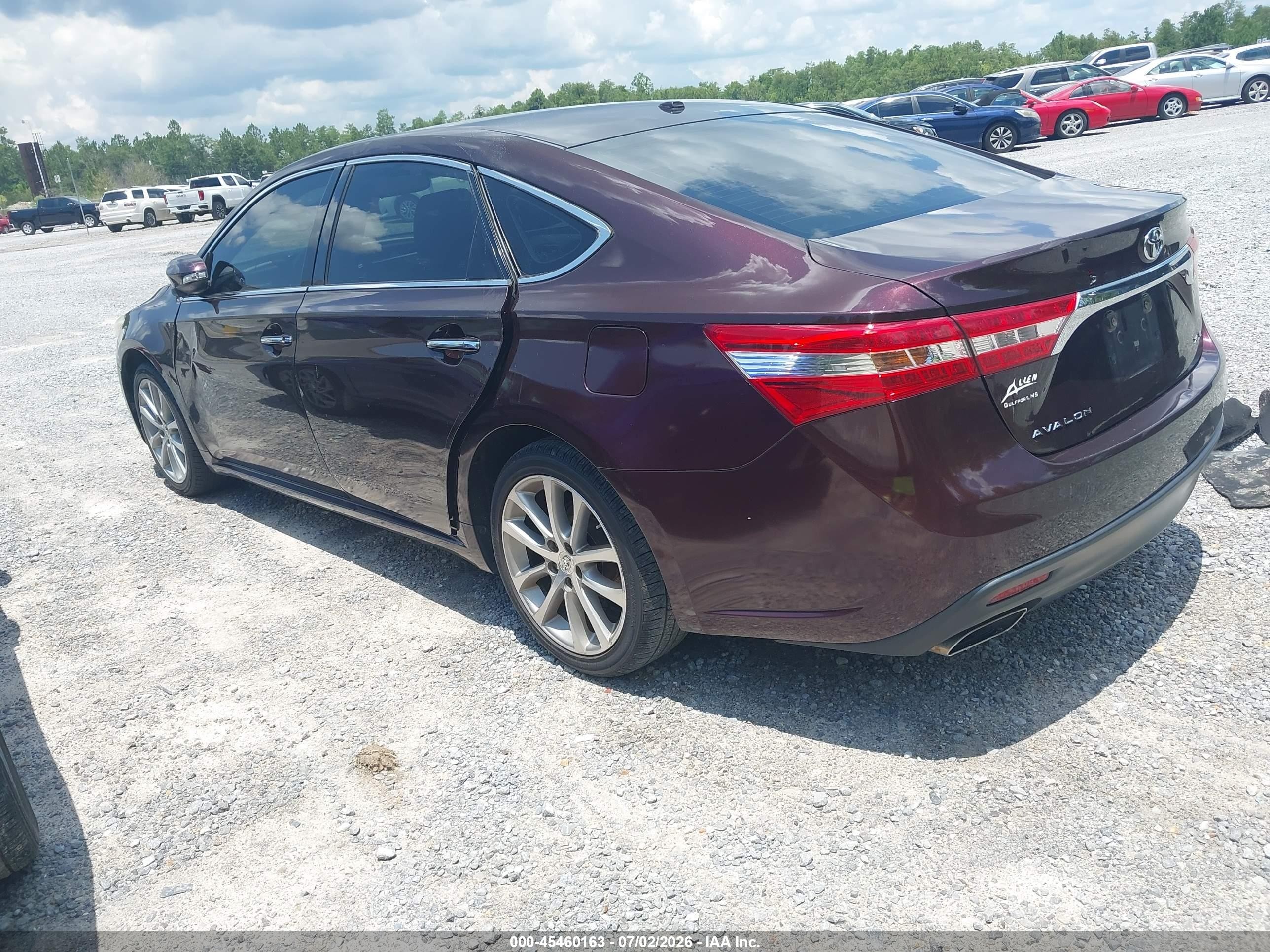 2014 Toyota Avalon Xle Touring Purple vin: 4T1BK1EB2EU111566