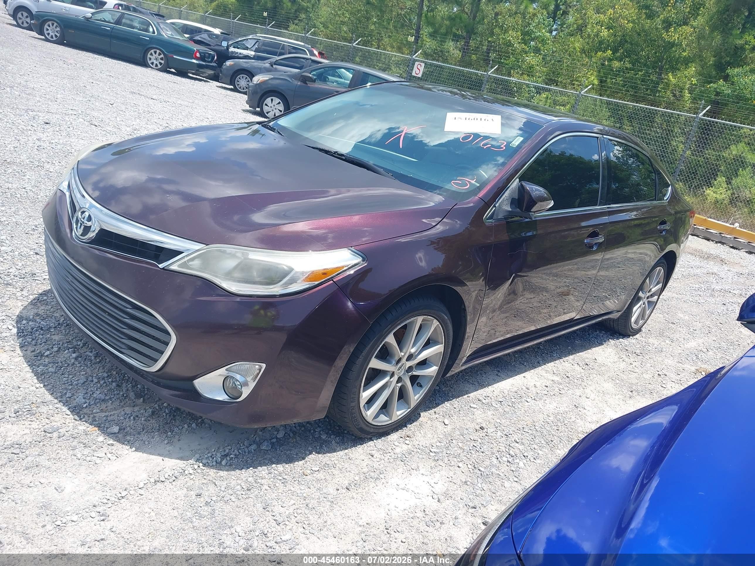 2014 Toyota Avalon Xle Touring Purple vin: 4T1BK1EB2EU111566