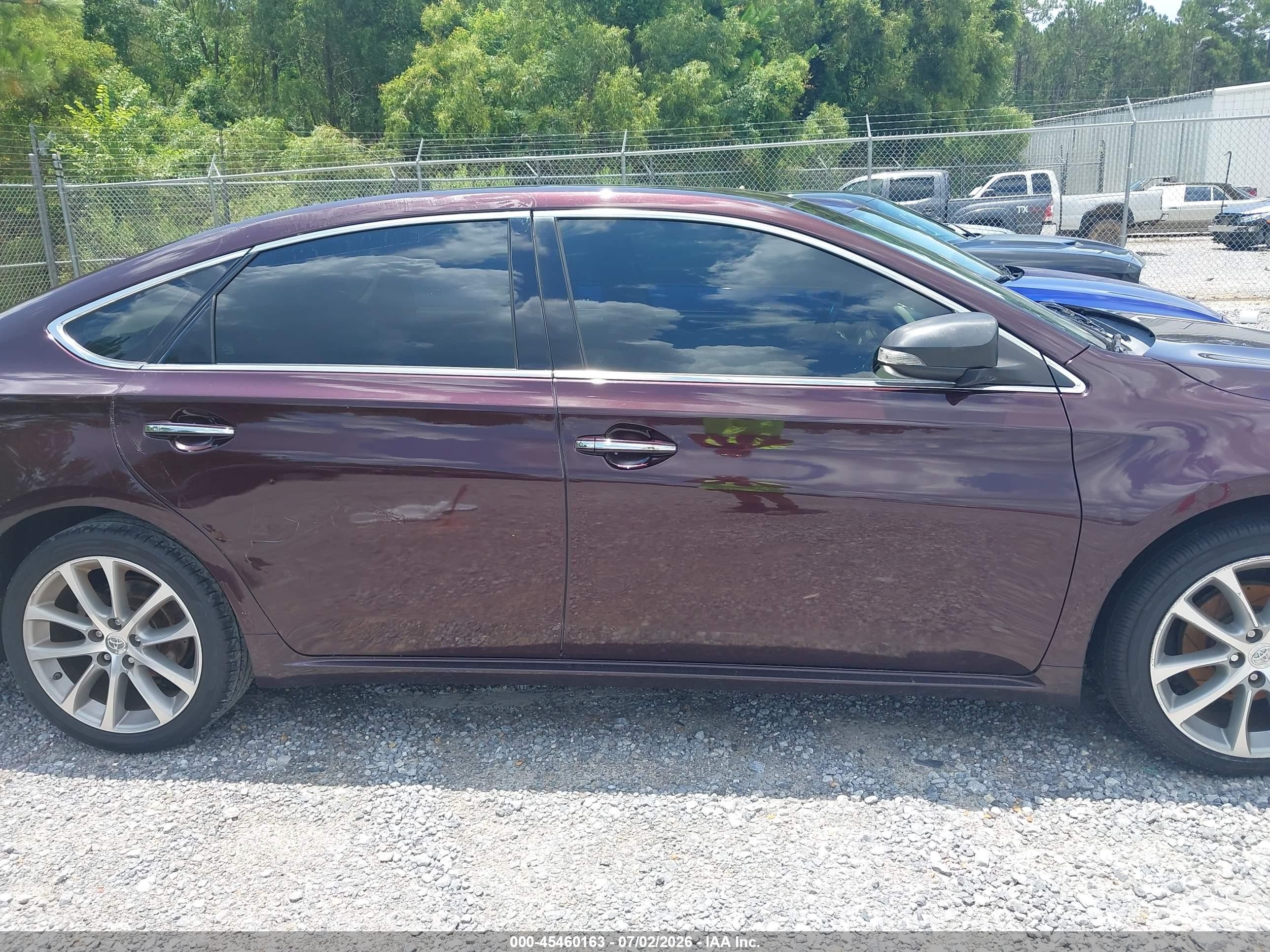 2014 Toyota Avalon Xle Touring Purple vin: 4T1BK1EB2EU111566