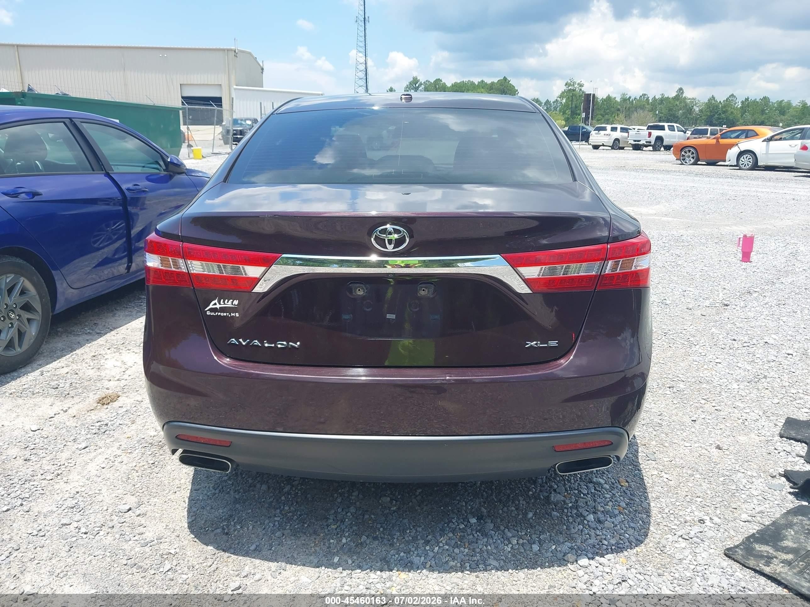 2014 Toyota Avalon Xle Touring Purple vin: 4T1BK1EB2EU111566