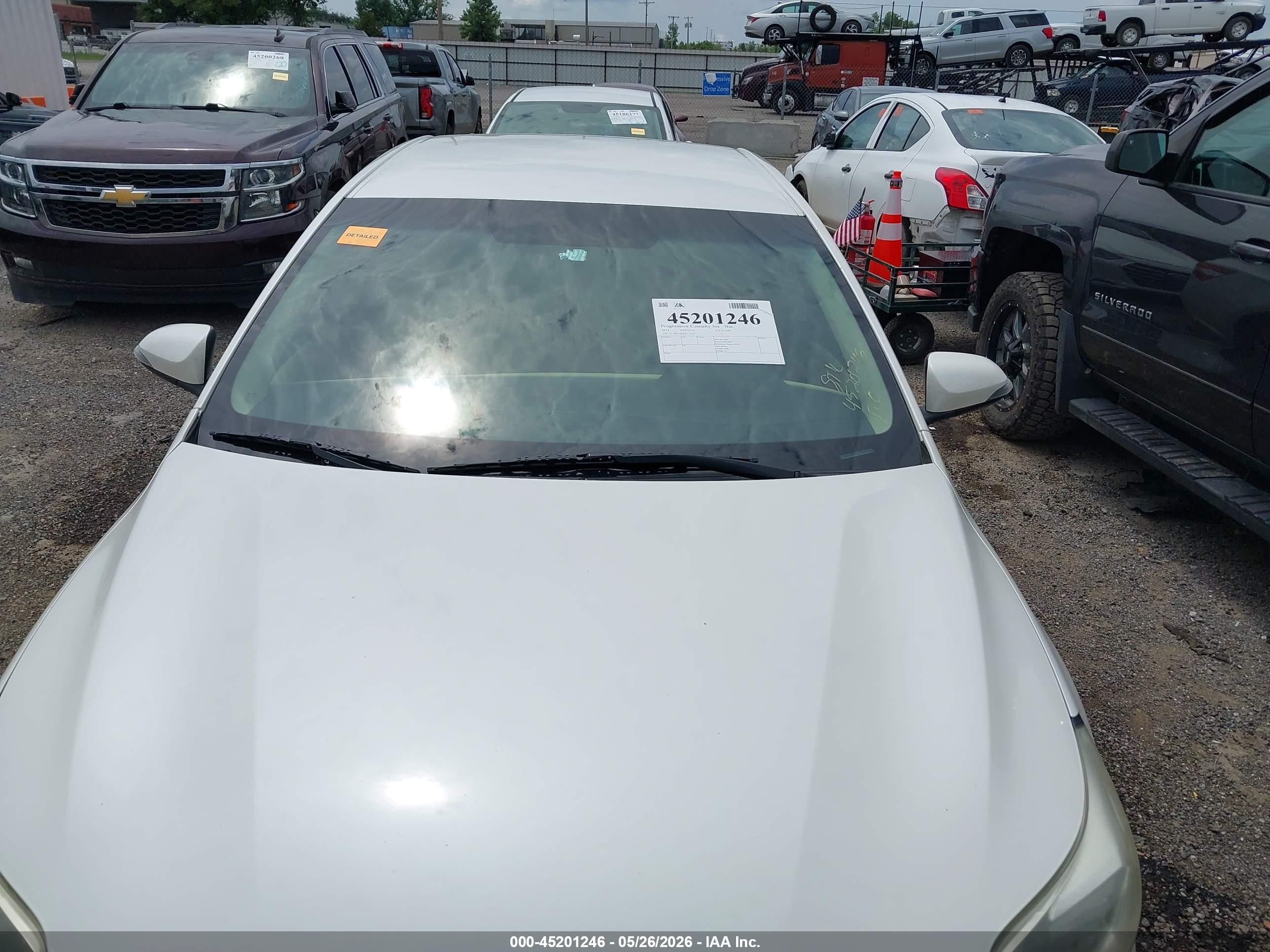 2014 Toyota Avalon Xle White vin: 4T1BK1EB2EU112197