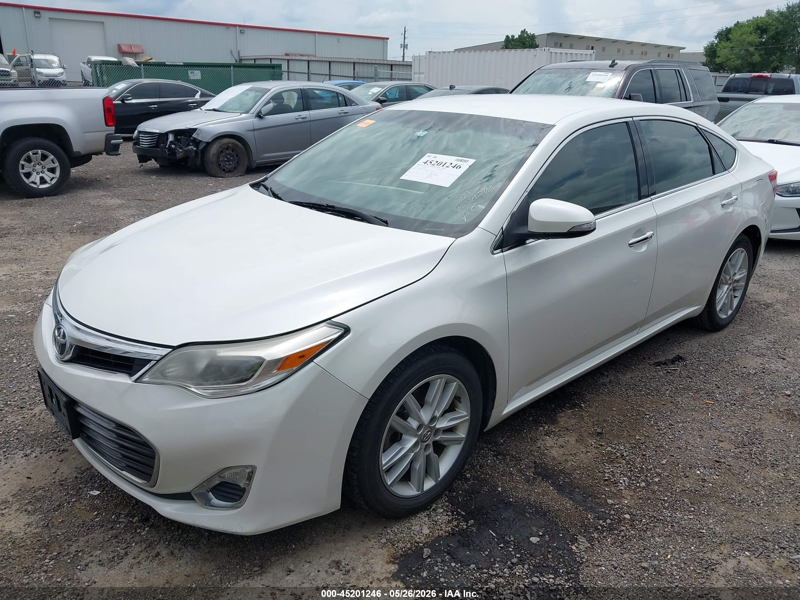 2014 Toyota Avalon Xle White vin: 4T1BK1EB2EU112197