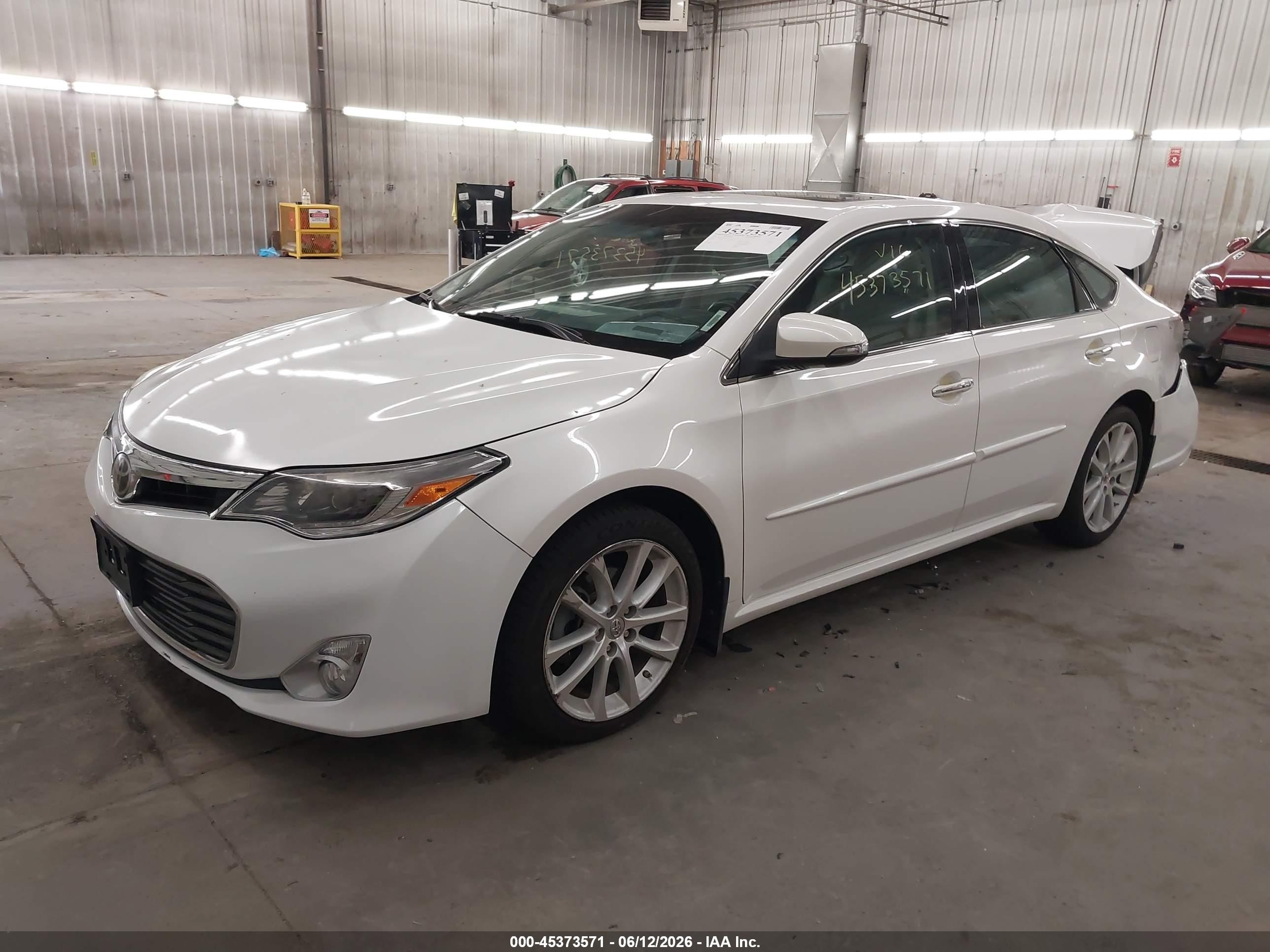 2014 Toyota Avalon Limited White vin: 4T1BK1EB2EU123605