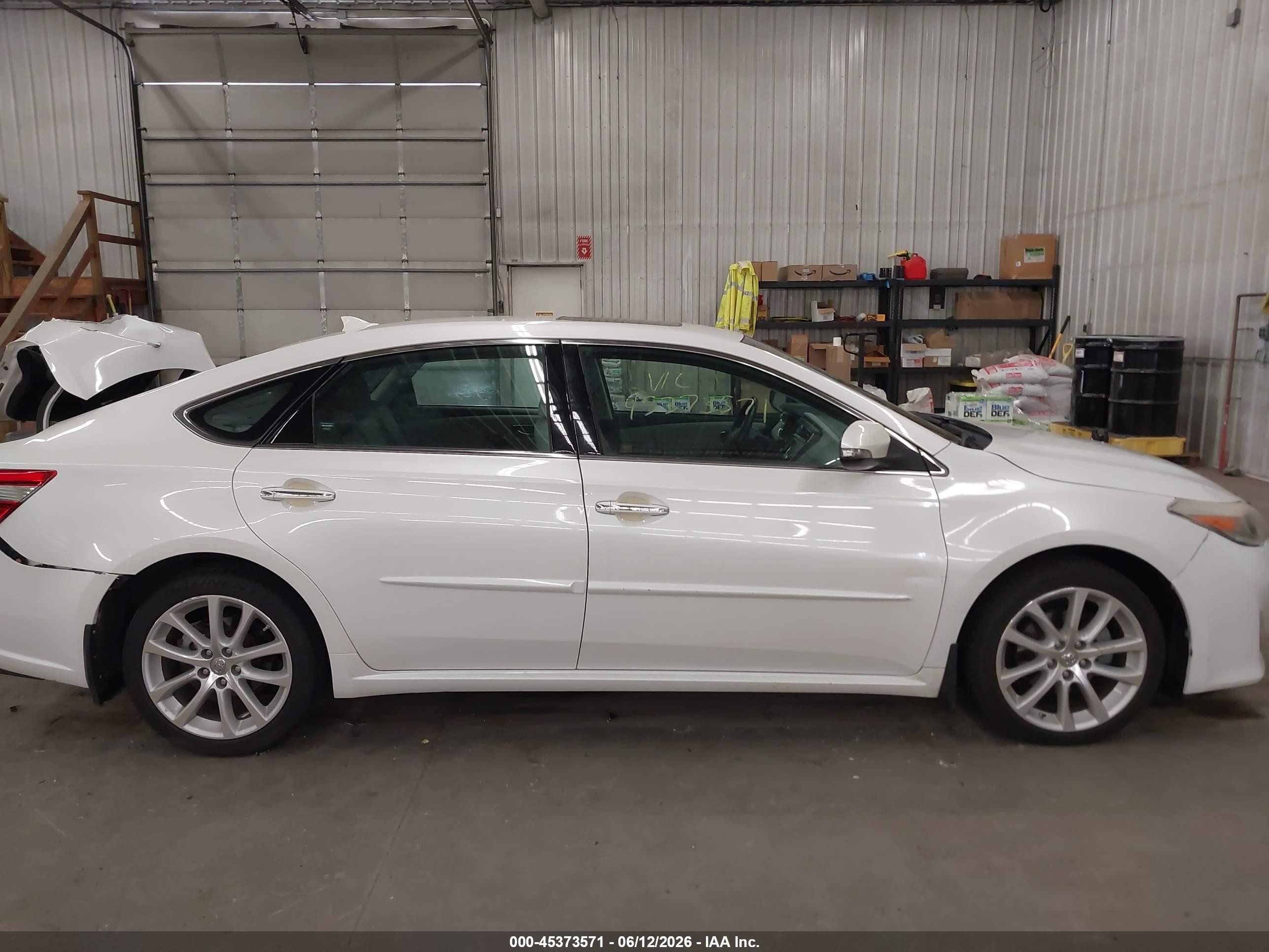 2014 Toyota Avalon Limited White vin: 4T1BK1EB2EU123605