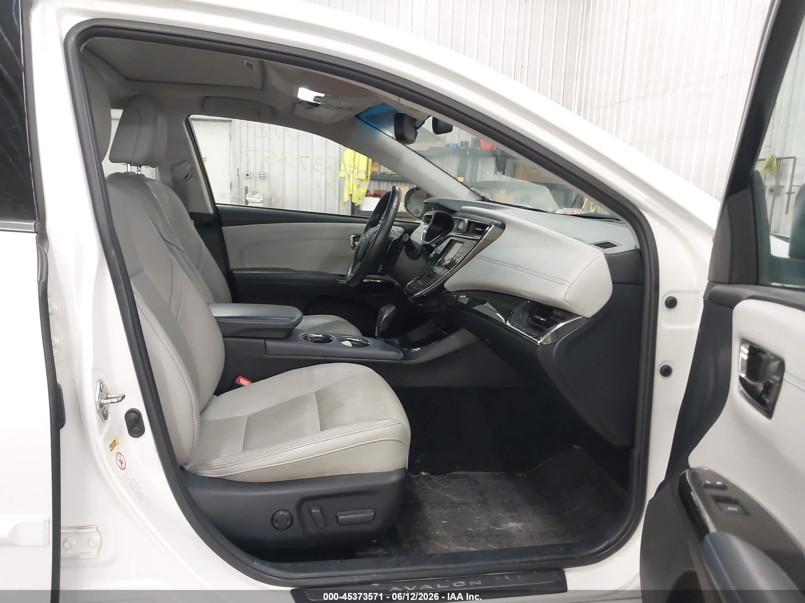 2014 Toyota Avalon Limited White vin: 4T1BK1EB2EU123605