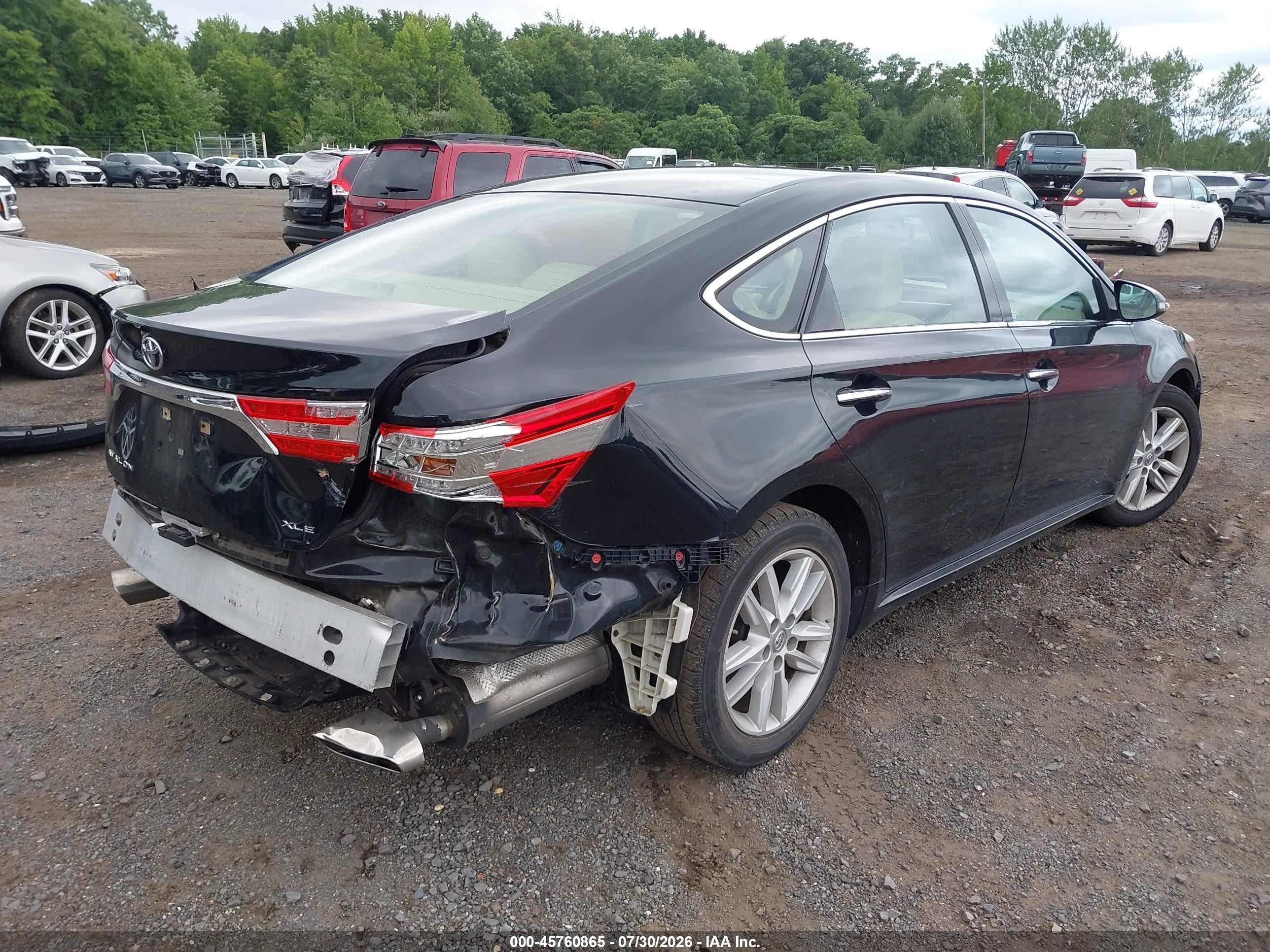 2014 Toyota Avalon Xle Premium Черный vin: 4T1BK1EB2EU129842