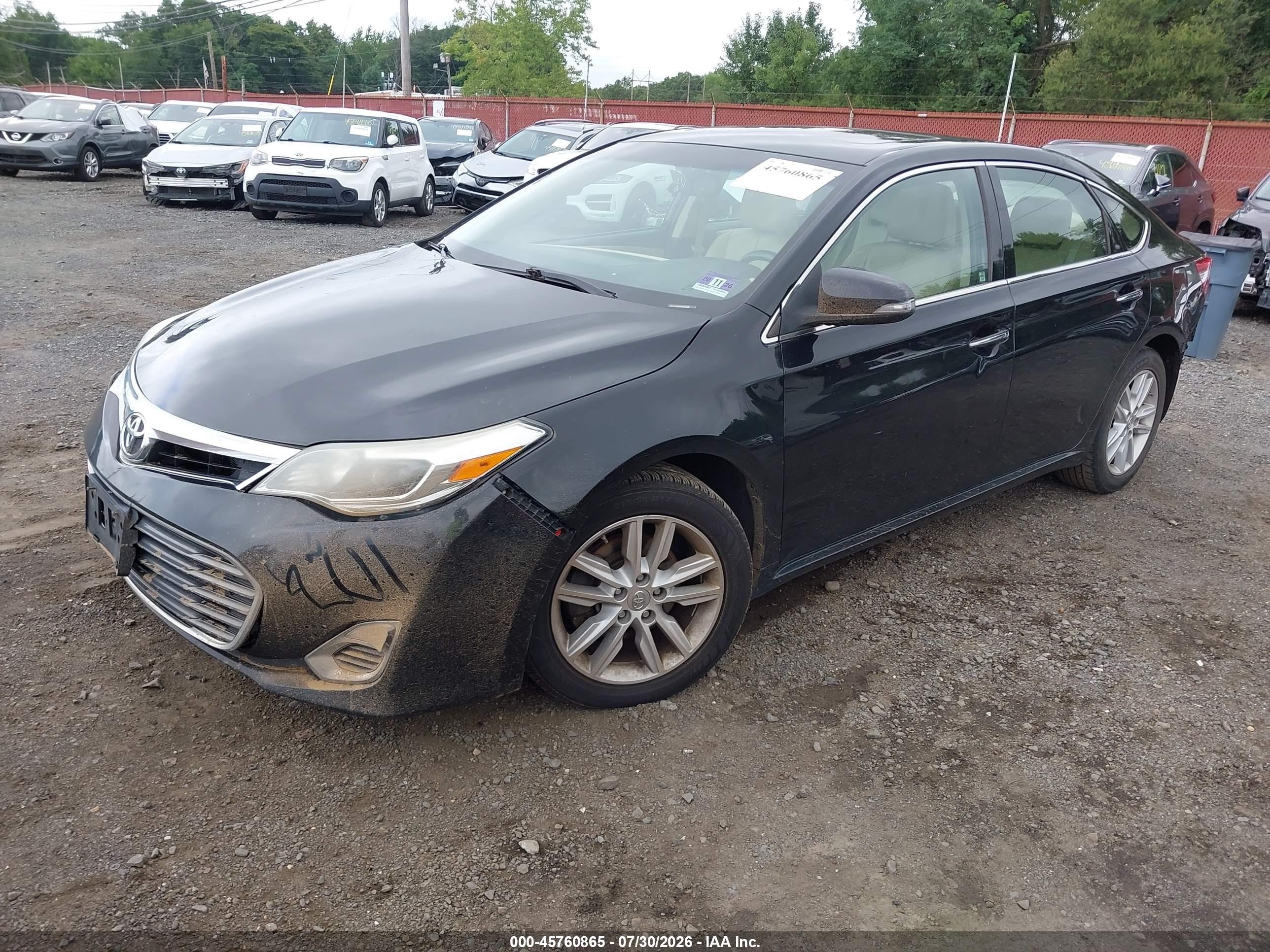 2014 Toyota Avalon Xle Premium Черный vin: 4T1BK1EB2EU129842