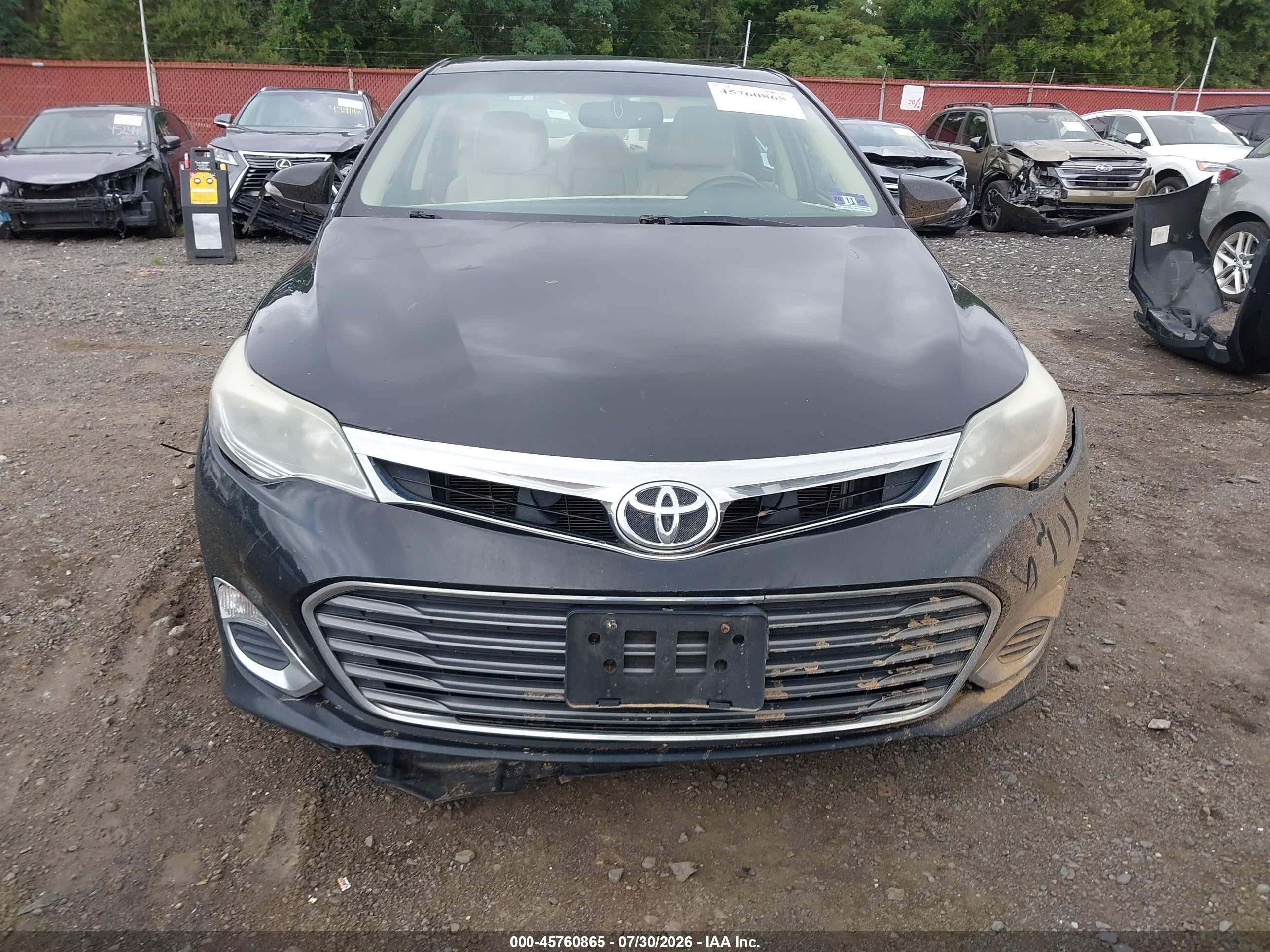2014 Toyota Avalon Xle Premium Черный vin: 4T1BK1EB2EU129842