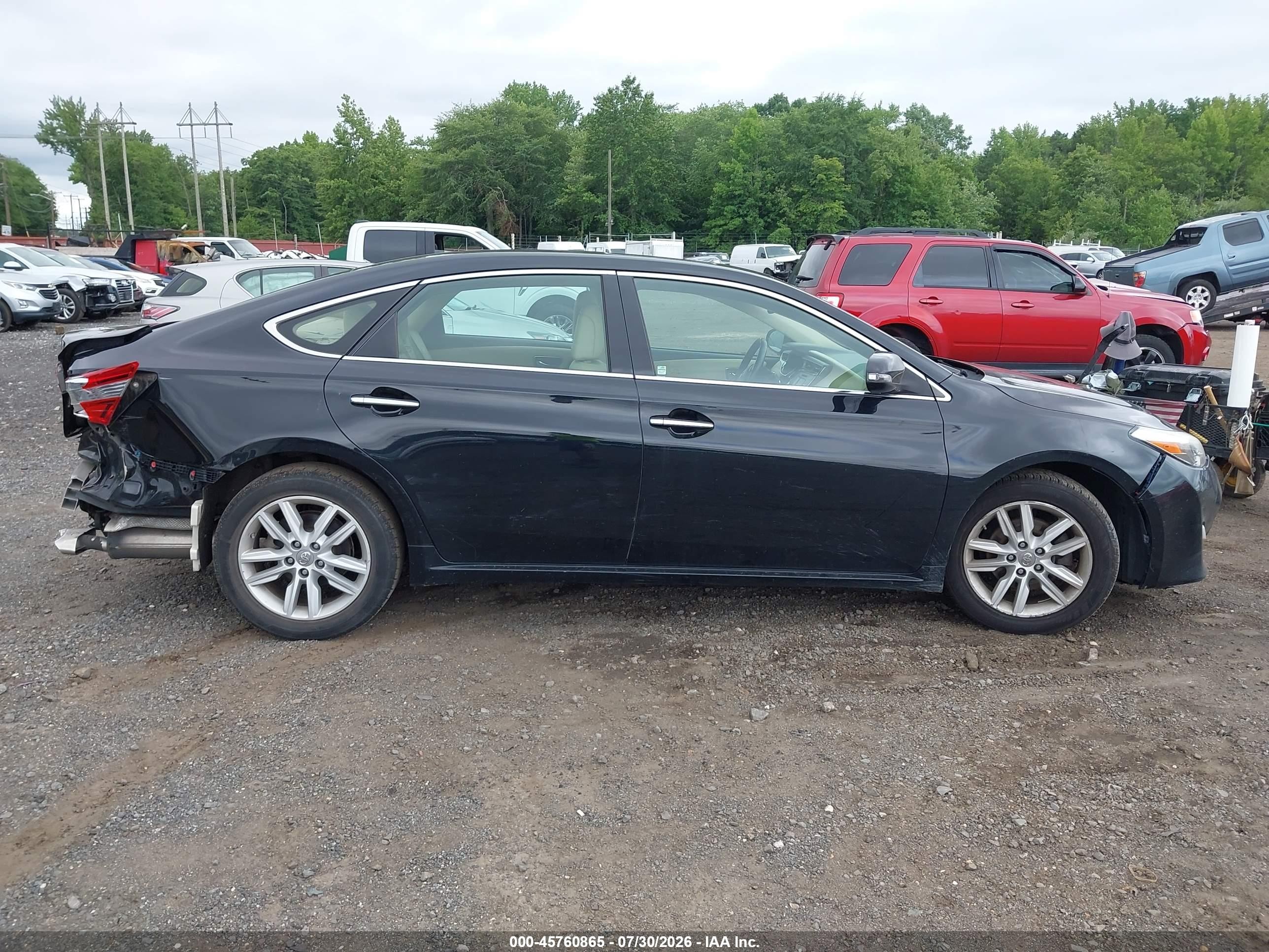 2014 Toyota Avalon Xle Premium Черный vin: 4T1BK1EB2EU129842