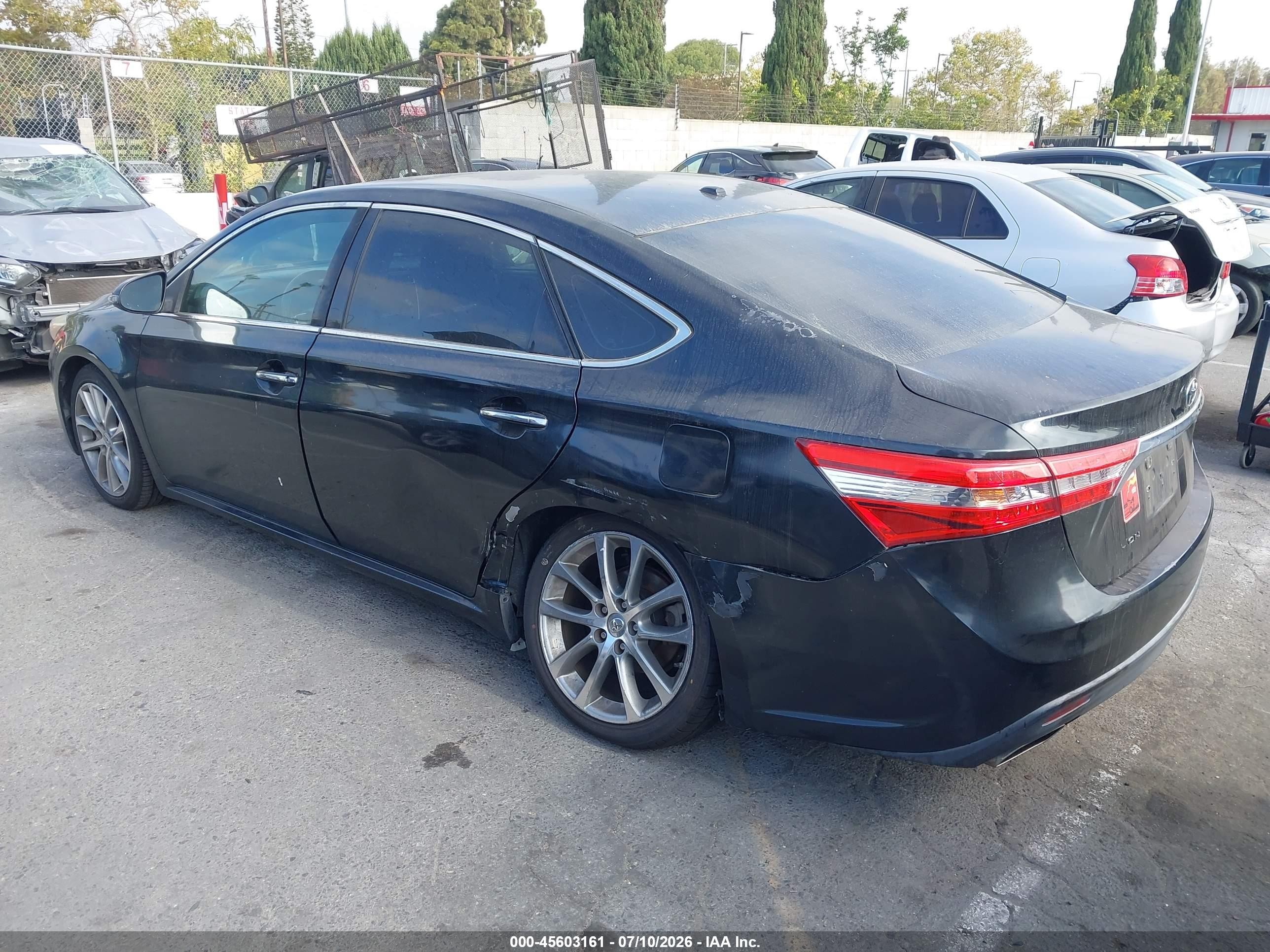 2015 Toyota Avalon Xle Touring Black vin: 4T1BK1EB2FU153933