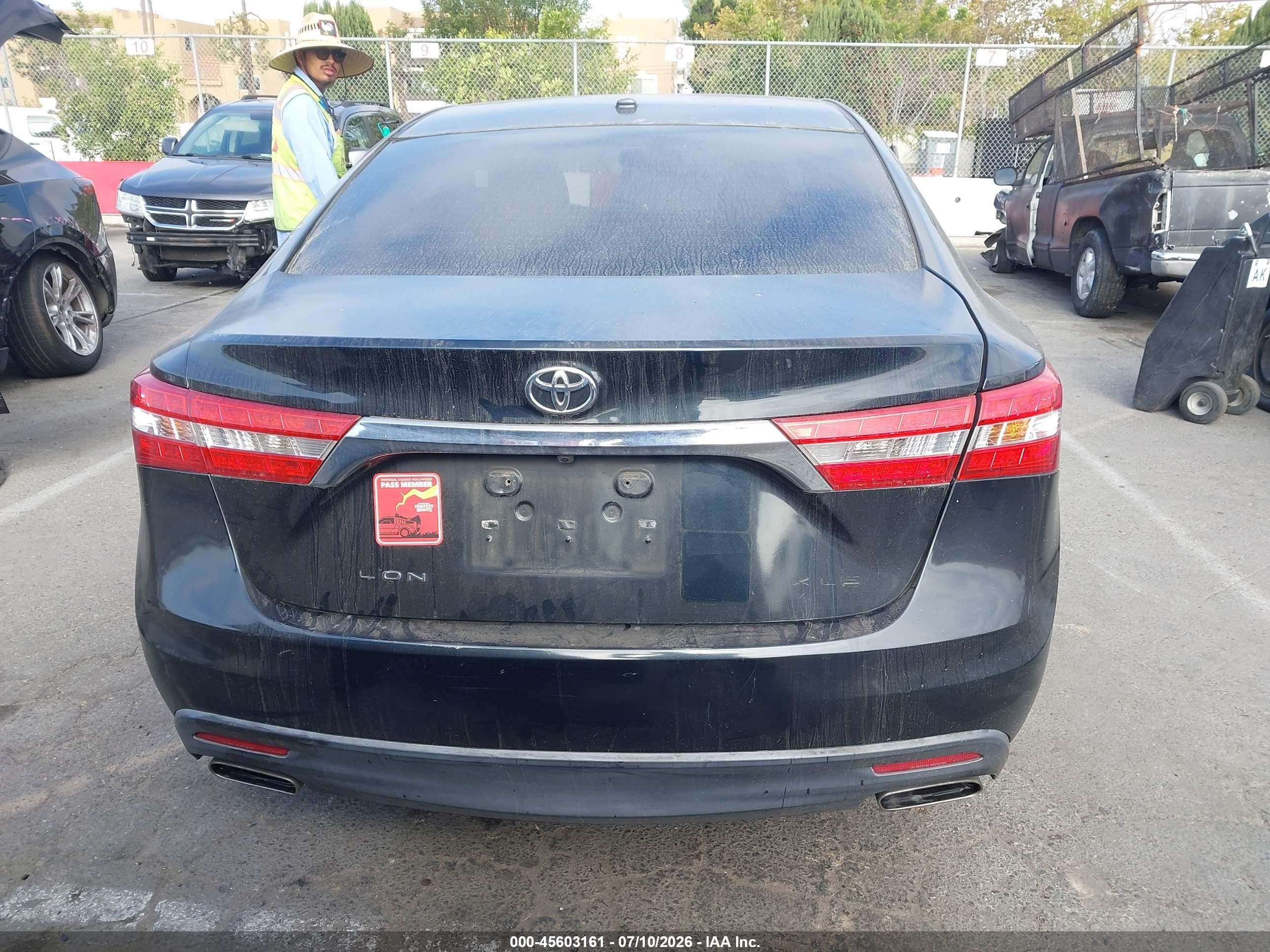 2015 Toyota Avalon Xle Touring Black vin: 4T1BK1EB2FU153933