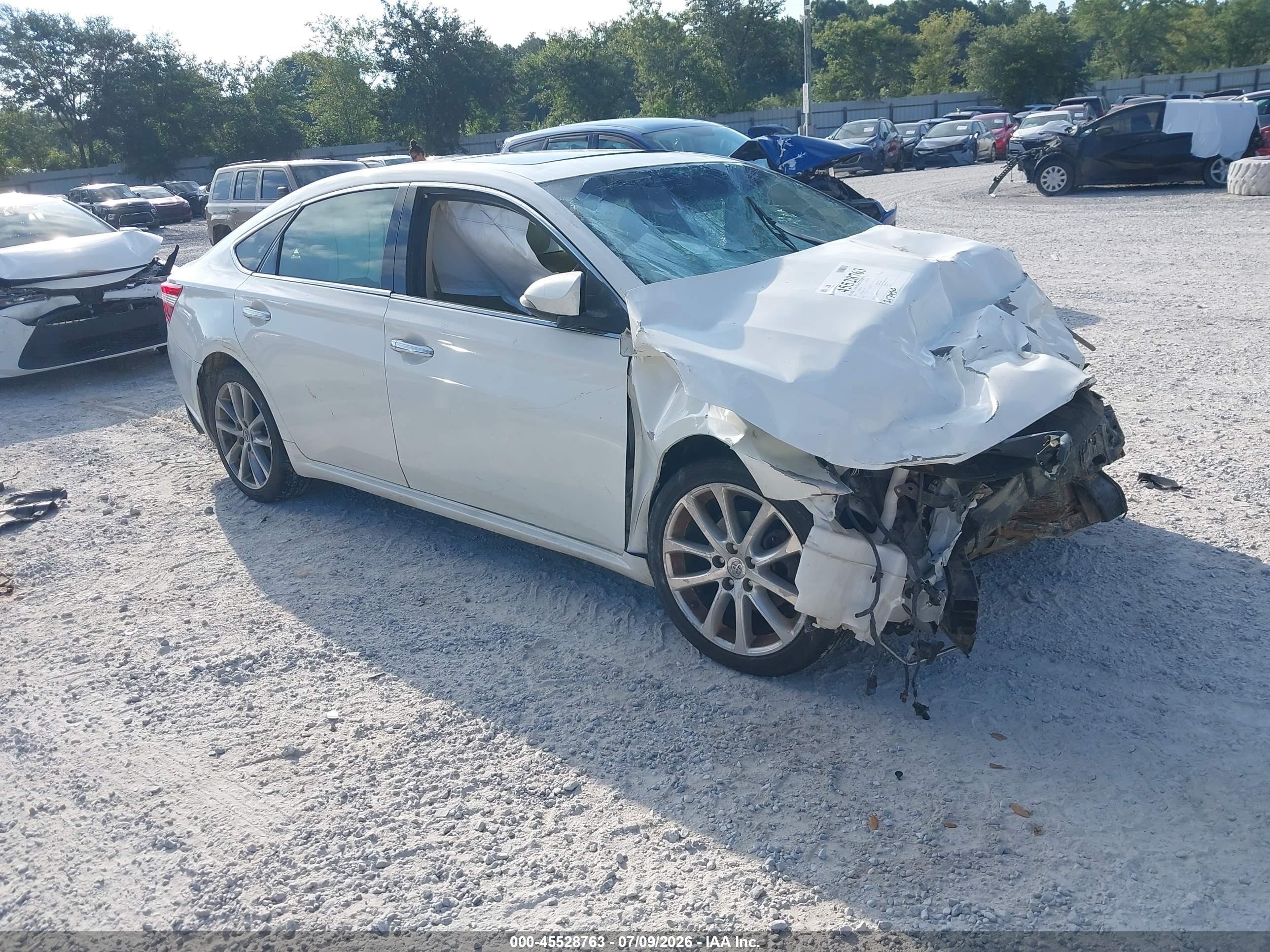 2015 Toyota Avalon Xle Touring White vin: 4T1BK1EB2FU159778