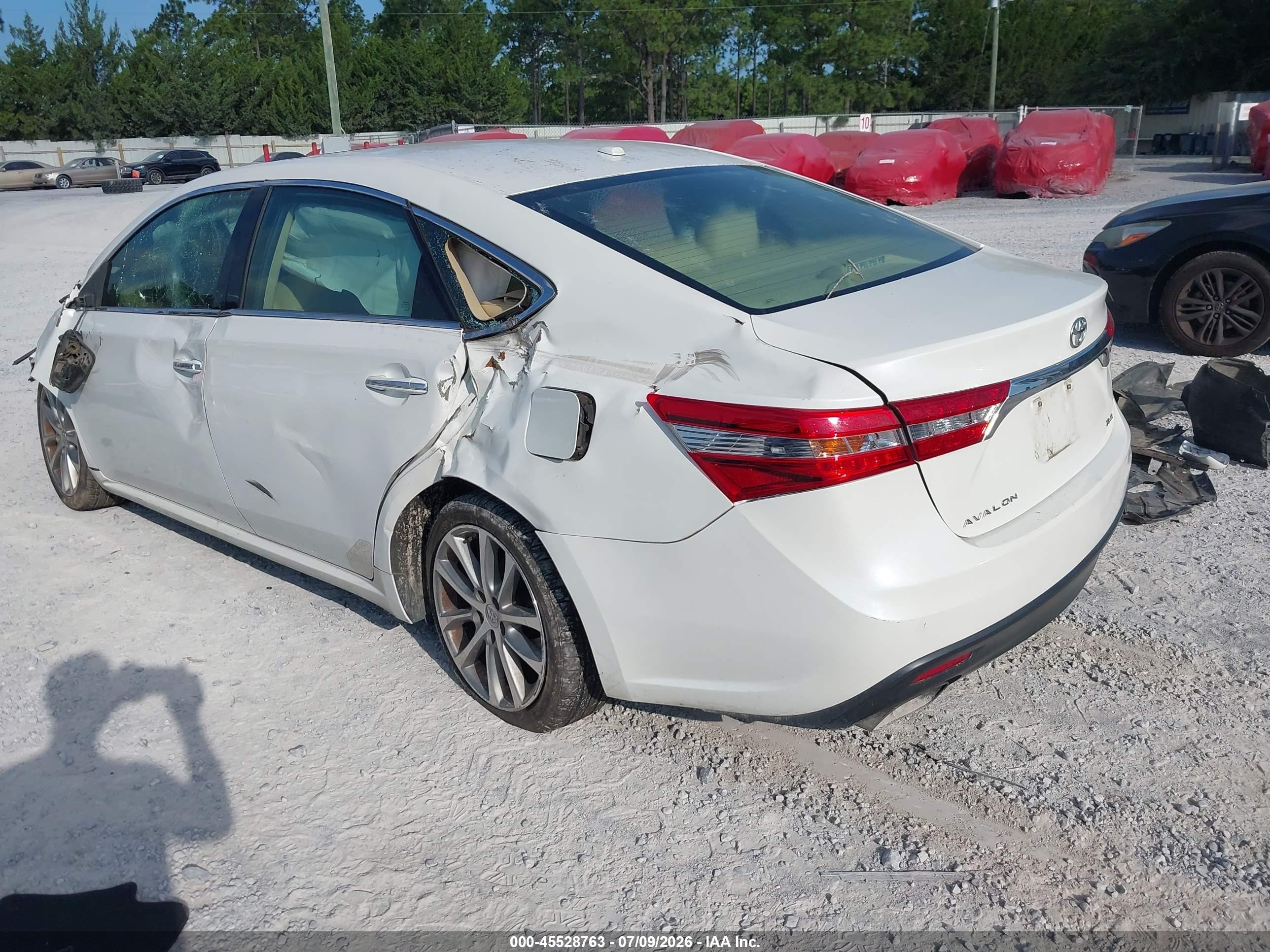 2015 Toyota Avalon Xle Touring White vin: 4T1BK1EB2FU159778