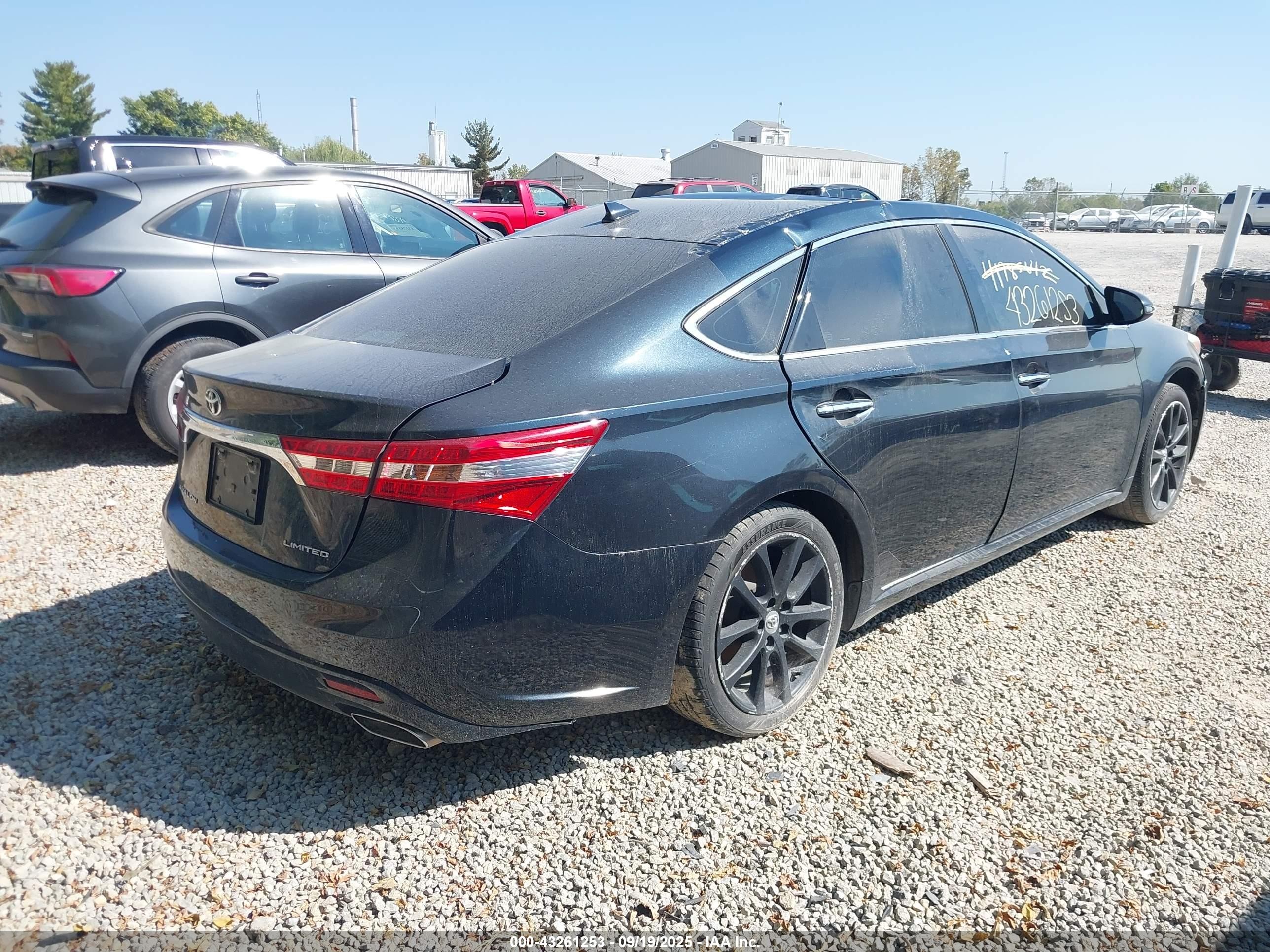 2015 Toyota Avalon Limited Black vin: 4T1BK1EB2FU167783