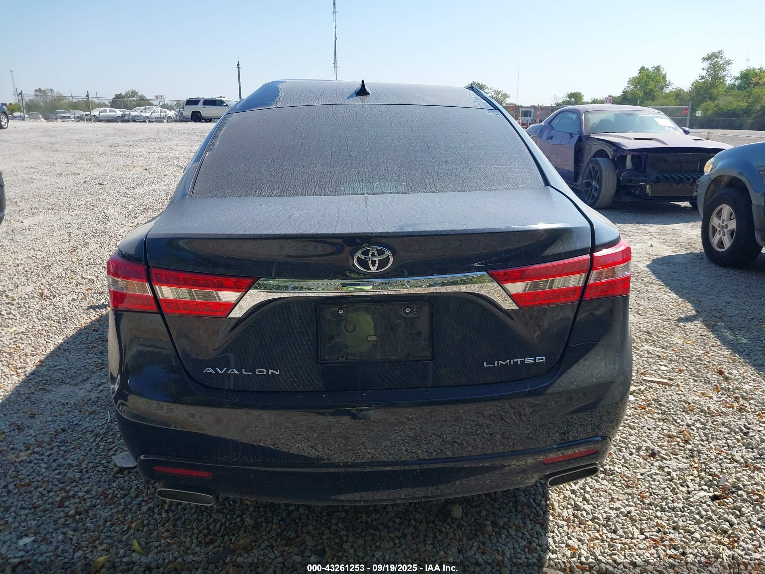 2015 Toyota Avalon Limited Black vin: 4T1BK1EB2FU167783