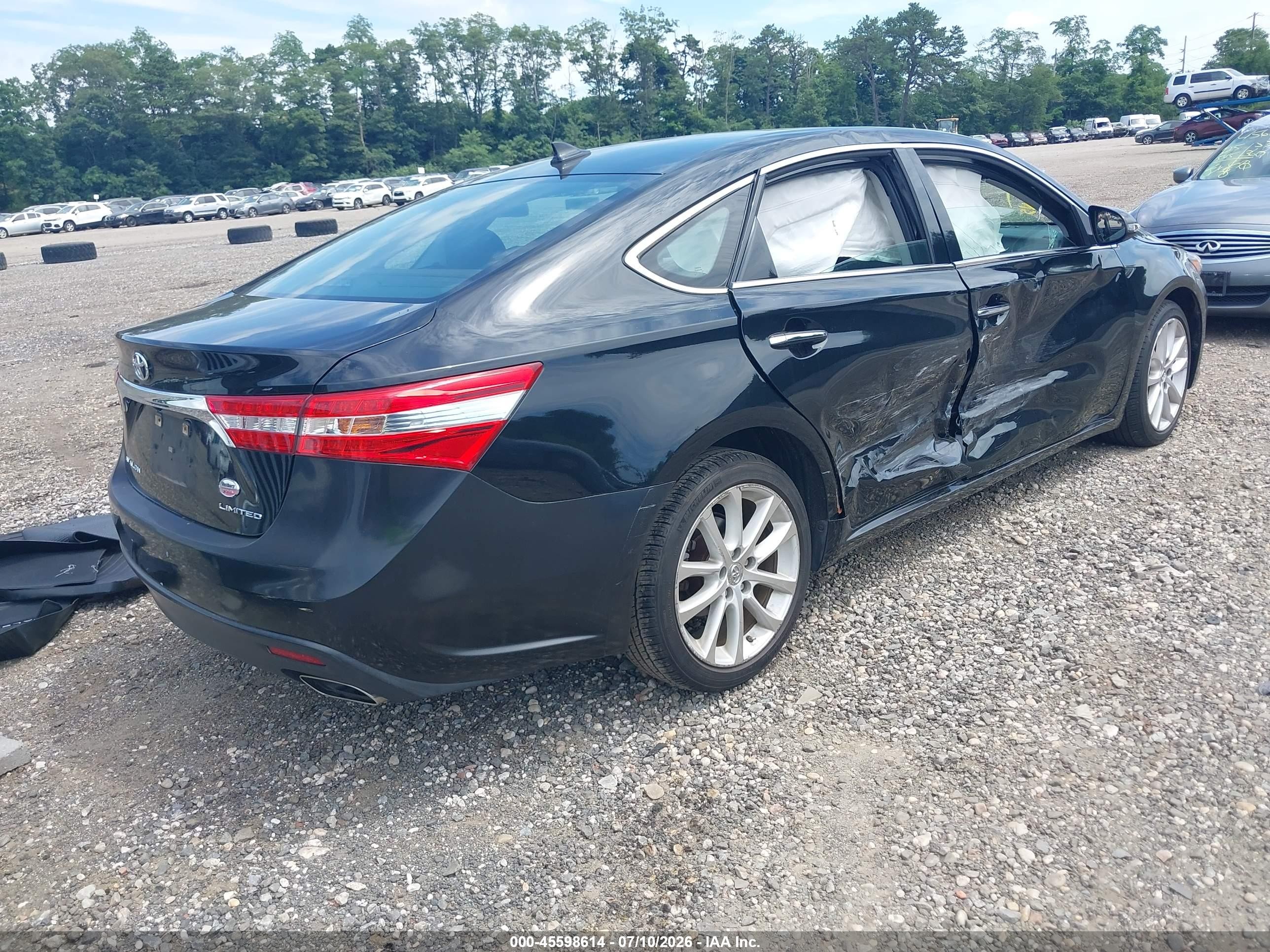 2015 Toyota Avalon Limited Black vin: 4T1BK1EB2FU170540