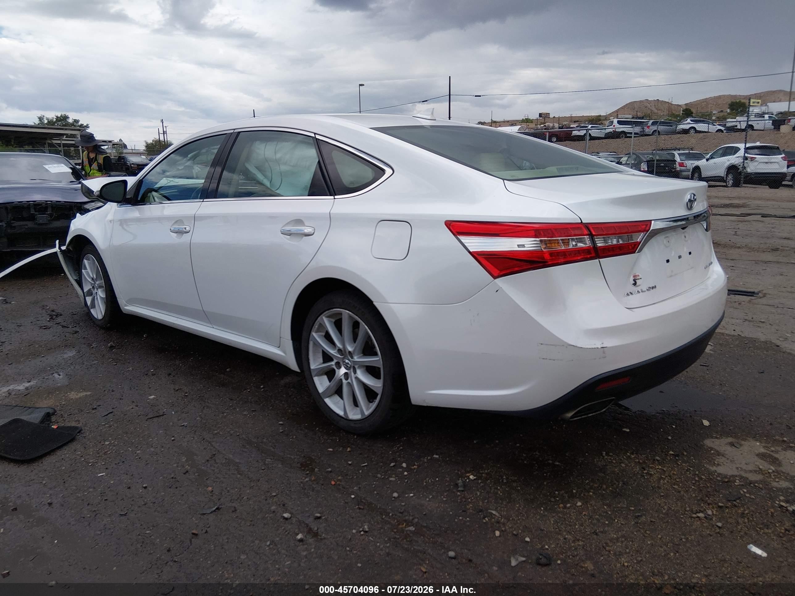 2015 Toyota Avalon Limited Белый vin: 4T1BK1EB2FU191498