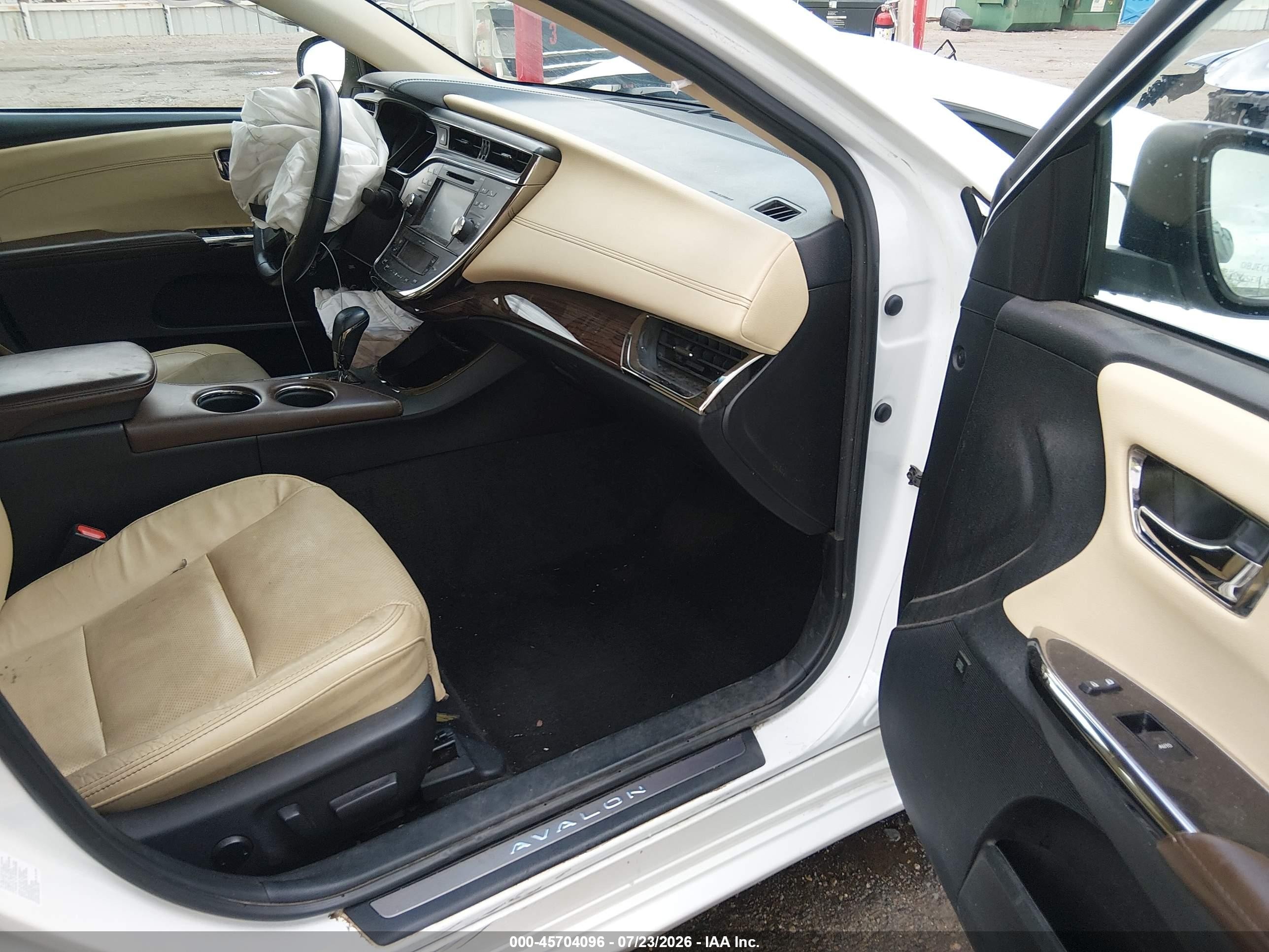 2015 Toyota Avalon Limited Белый vin: 4T1BK1EB2FU191498