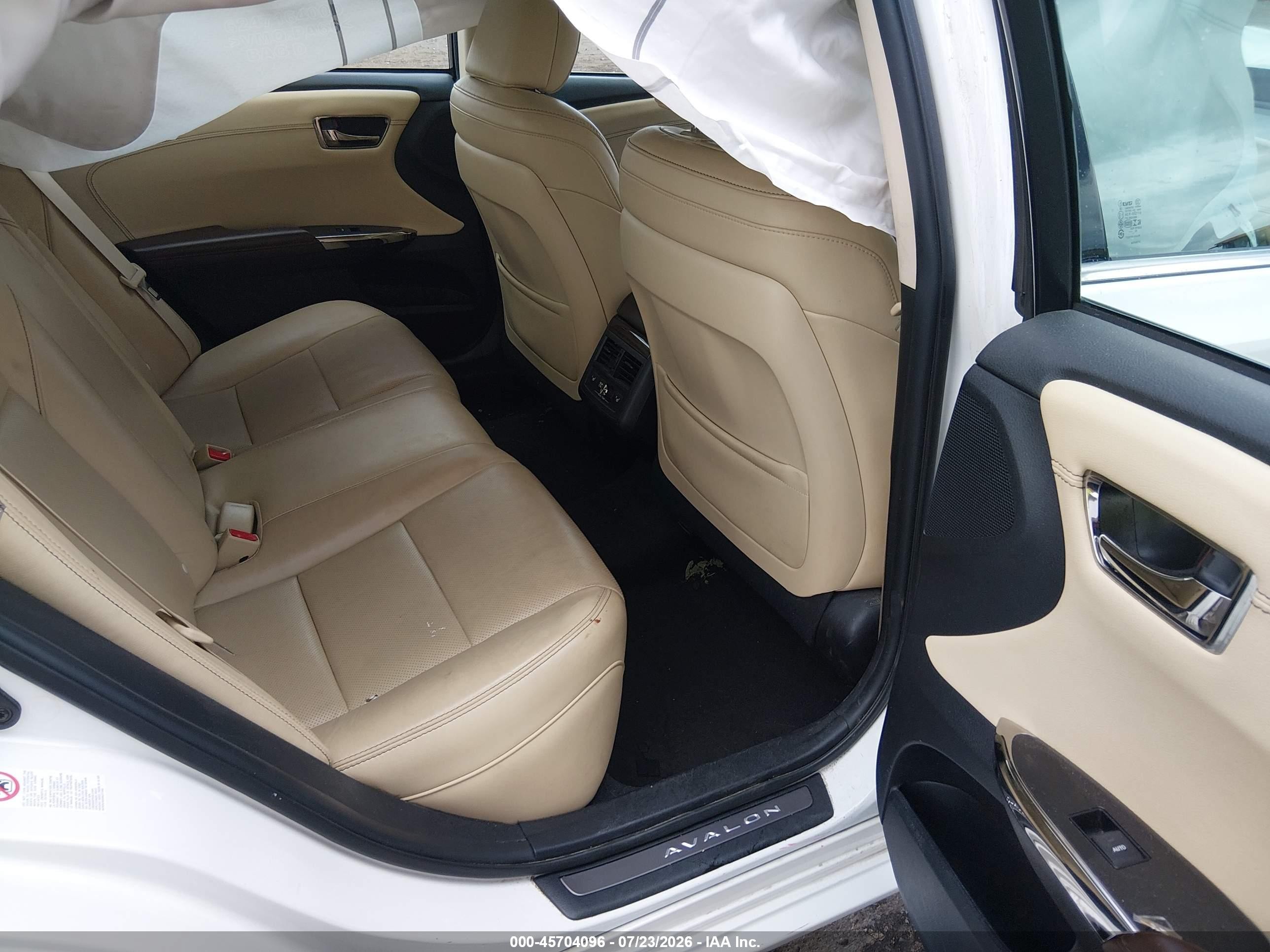 2015 Toyota Avalon Limited Белый vin: 4T1BK1EB2FU191498