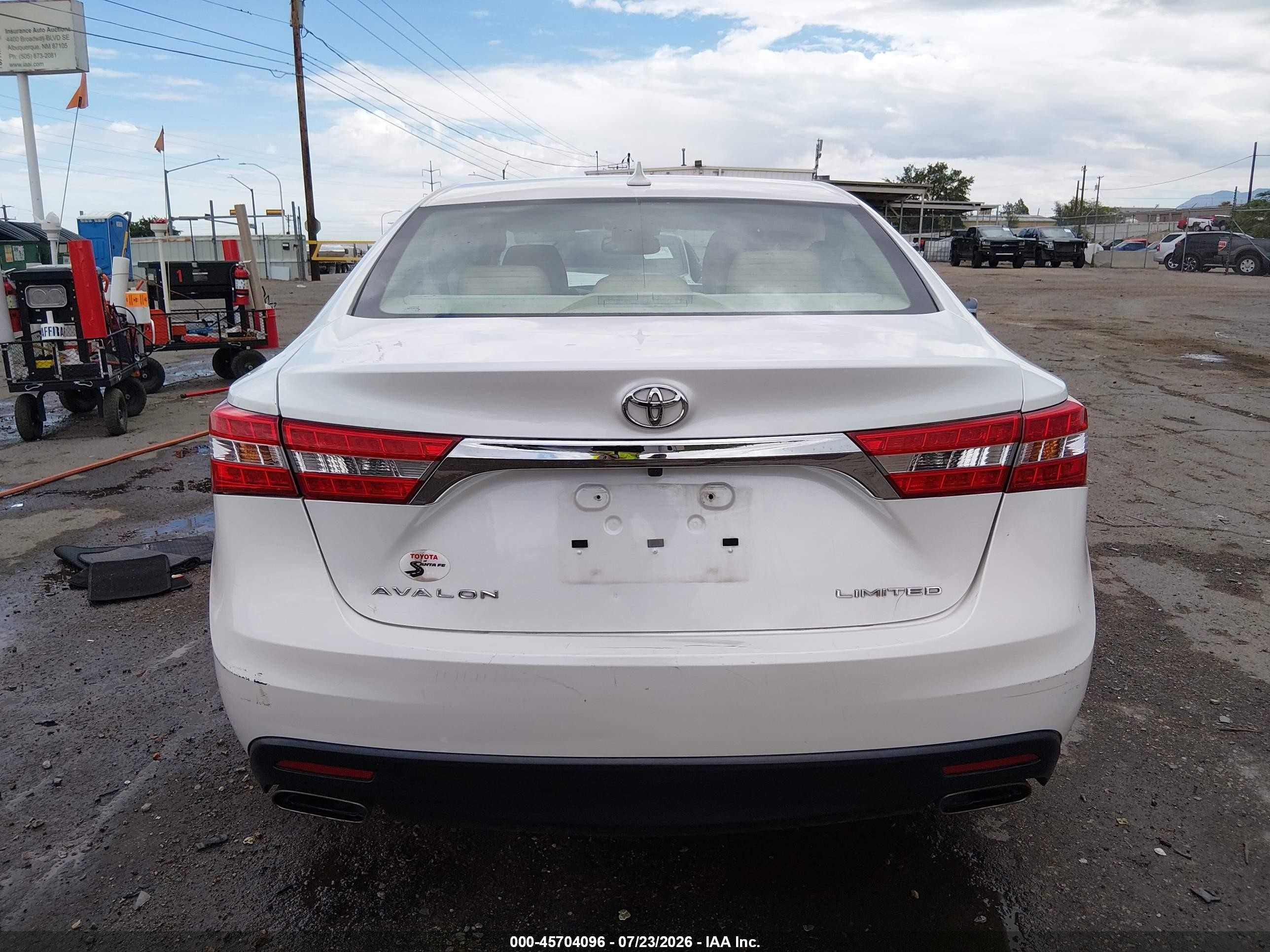 2015 Toyota Avalon Limited Белый vin: 4T1BK1EB2FU191498