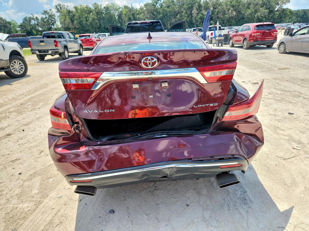2016 Toyota Avalon Limited Burgundy vin: 4T1BK1EB2GU204140