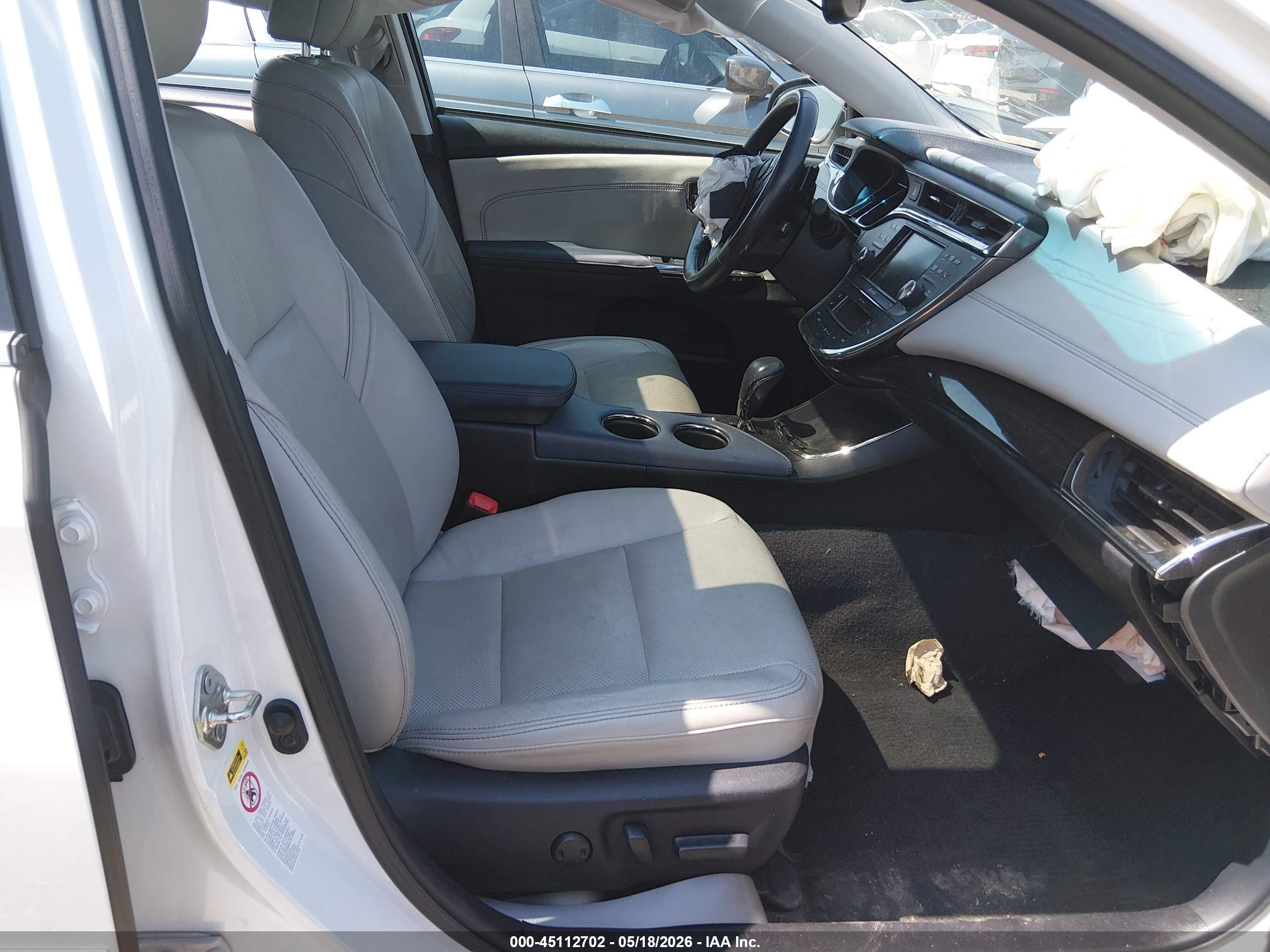 2013 Toyota Avalon Limited White vin: 4T1BK1EB3DU005187
