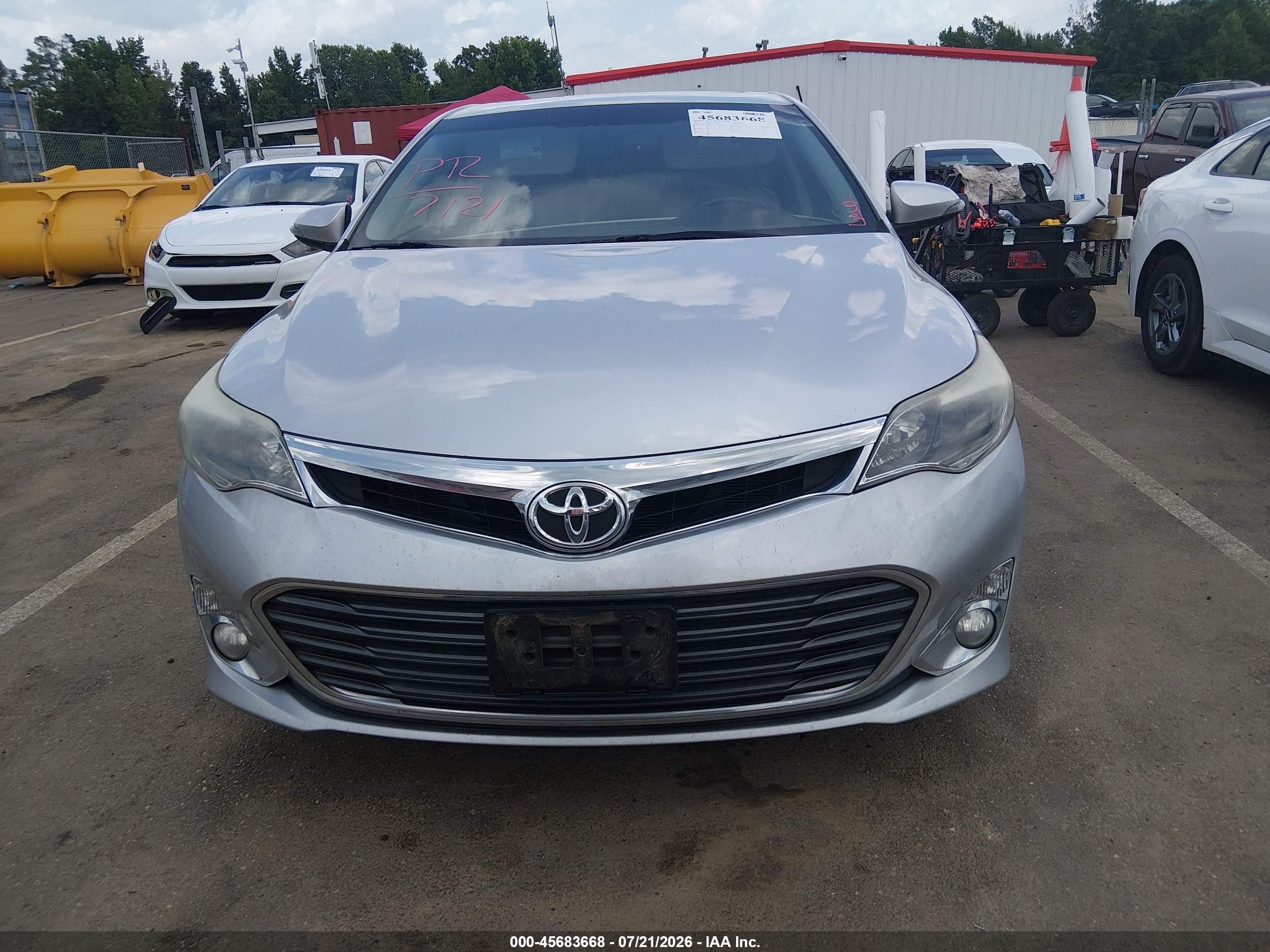 2013 Toyota Avalon Limited Серебряный vin: 4T1BK1EB3DU007280