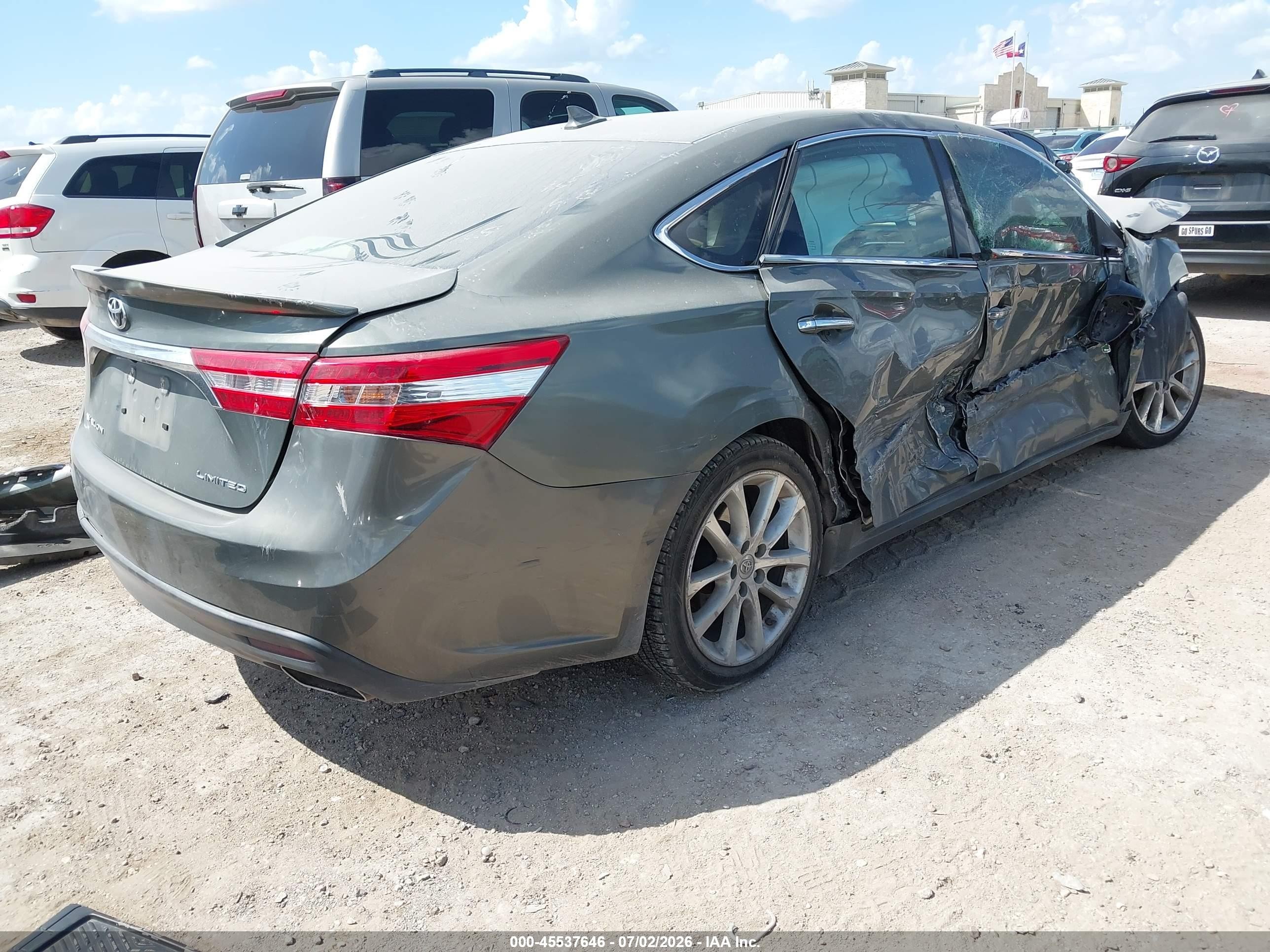 2013 Toyota Avalon Limited Green vin: 4T1BK1EB3DU030588