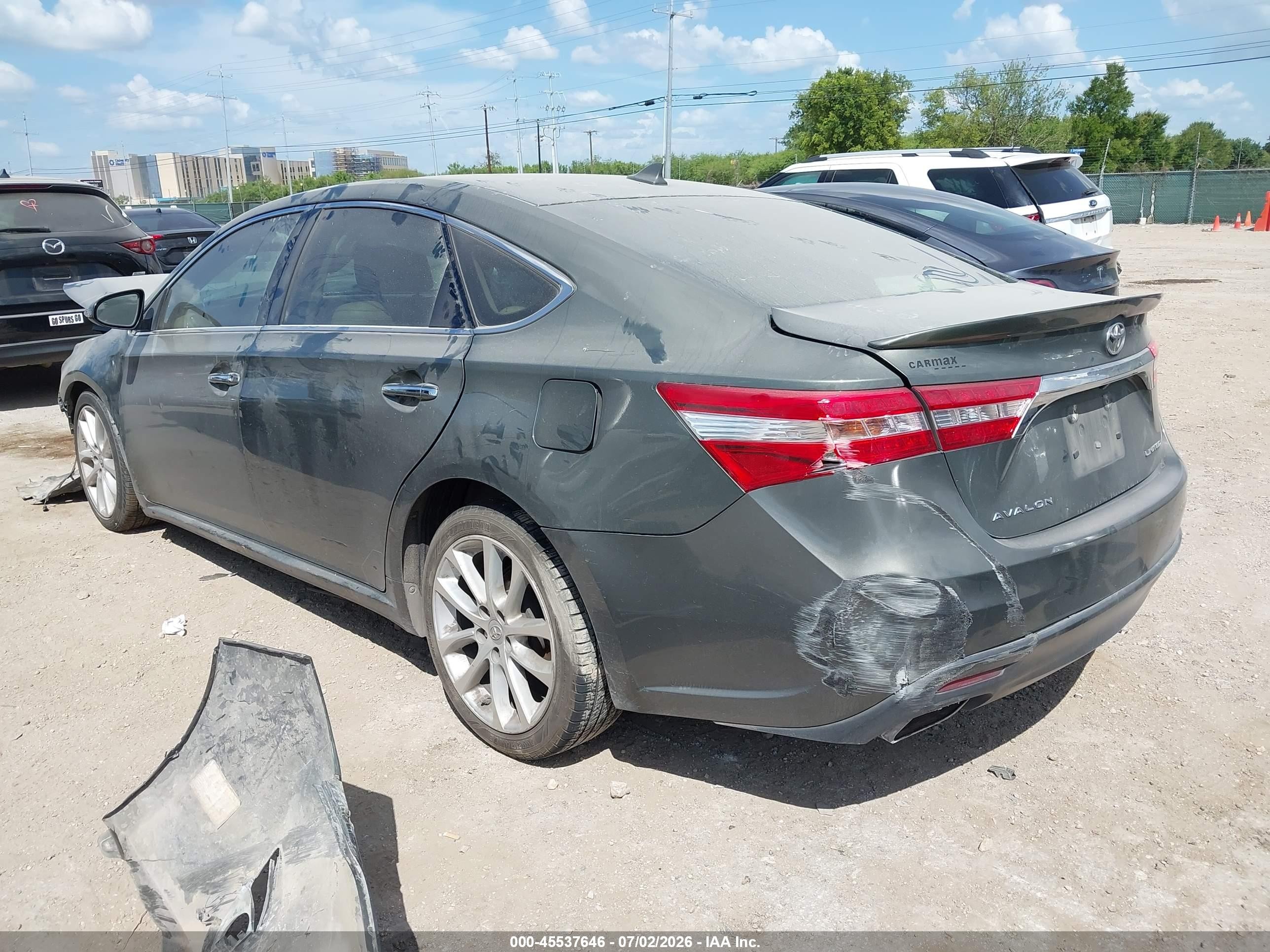 2013 Toyota Avalon Limited Green vin: 4T1BK1EB3DU030588